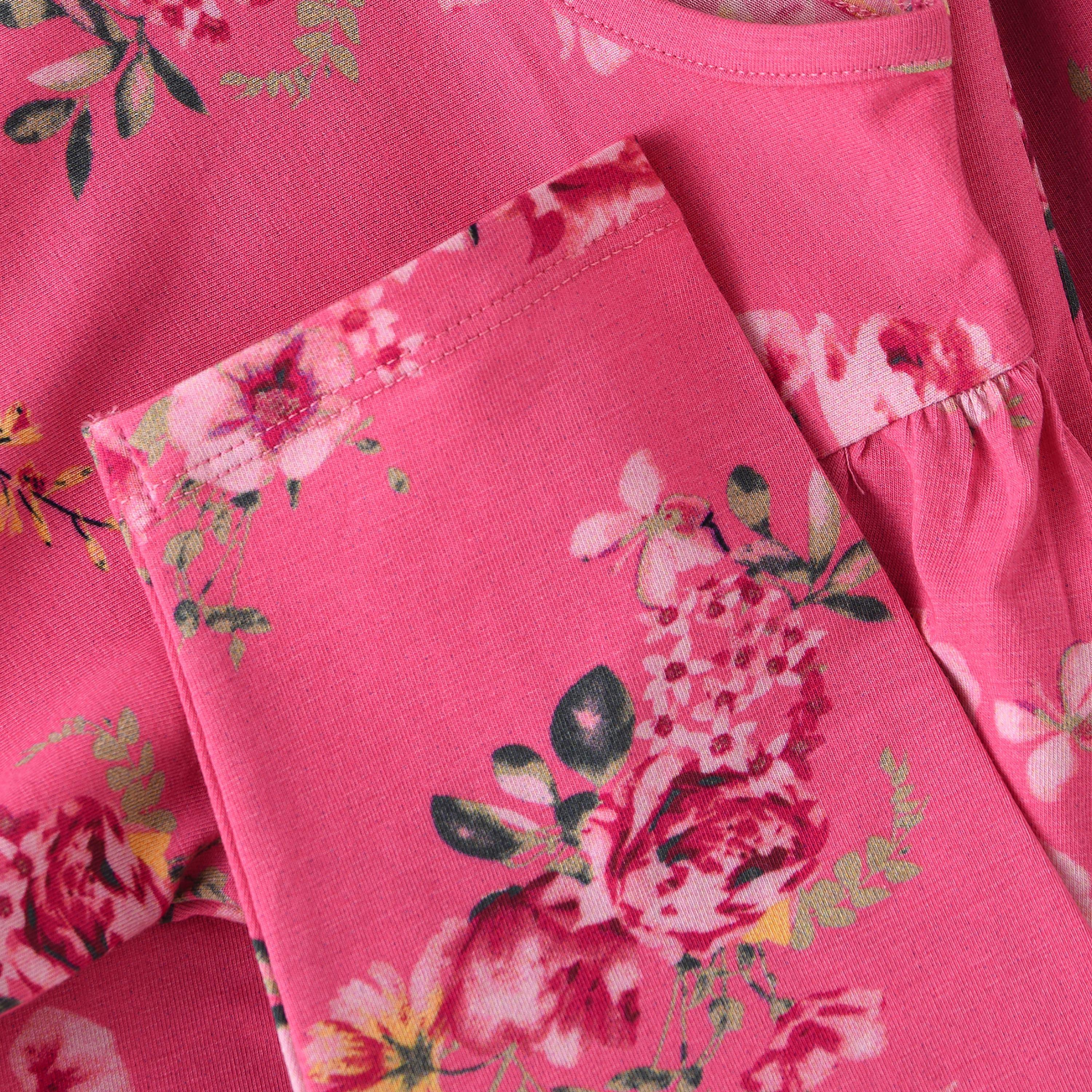 تي شيرت ناعم ومريح للبنات من يونيك كيدز-girls-clothing-tshirts-image-1