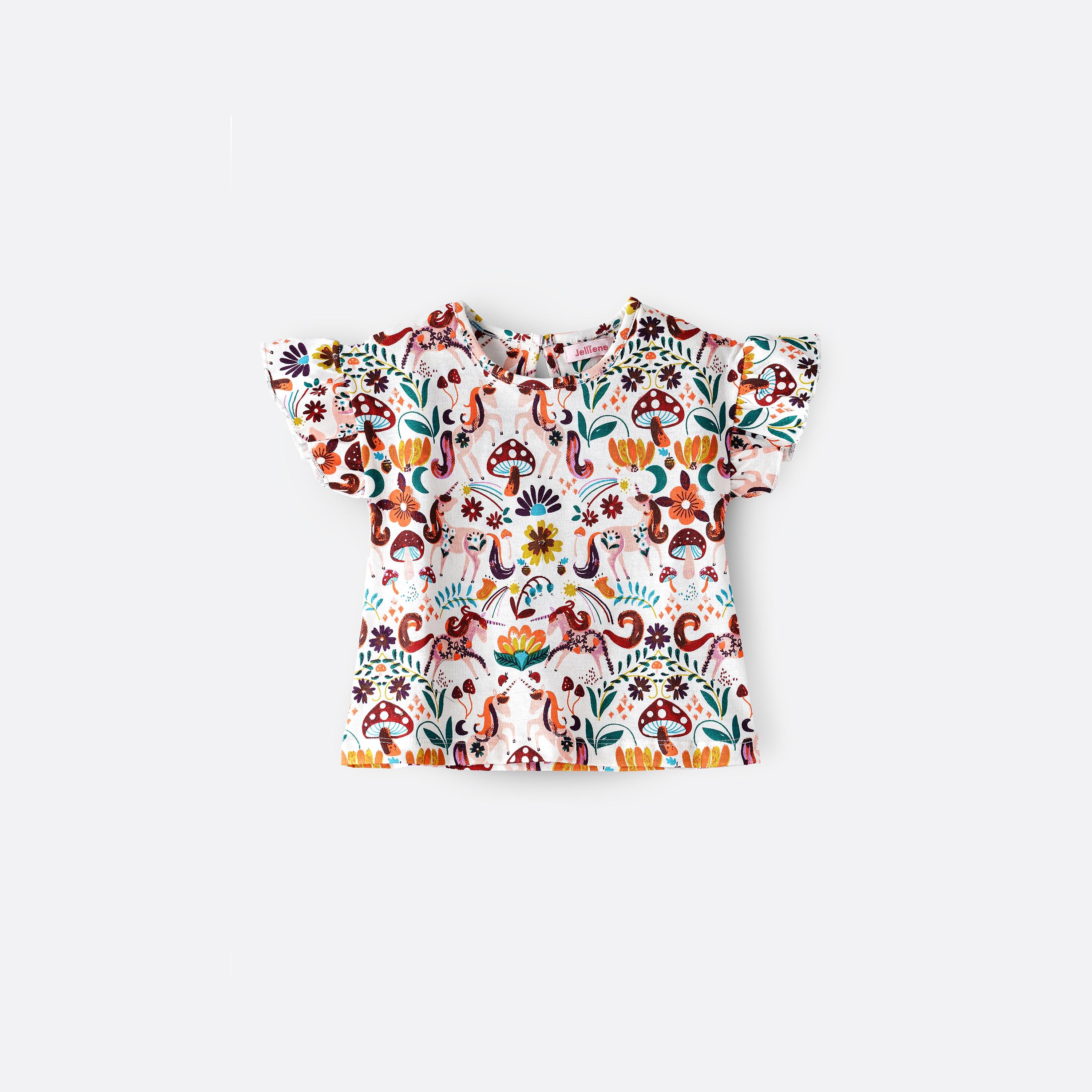 UniqKidz Soft and Comfortable T-Shirt for Girls-baby-girls-clothing-blousesandshirts-image-1