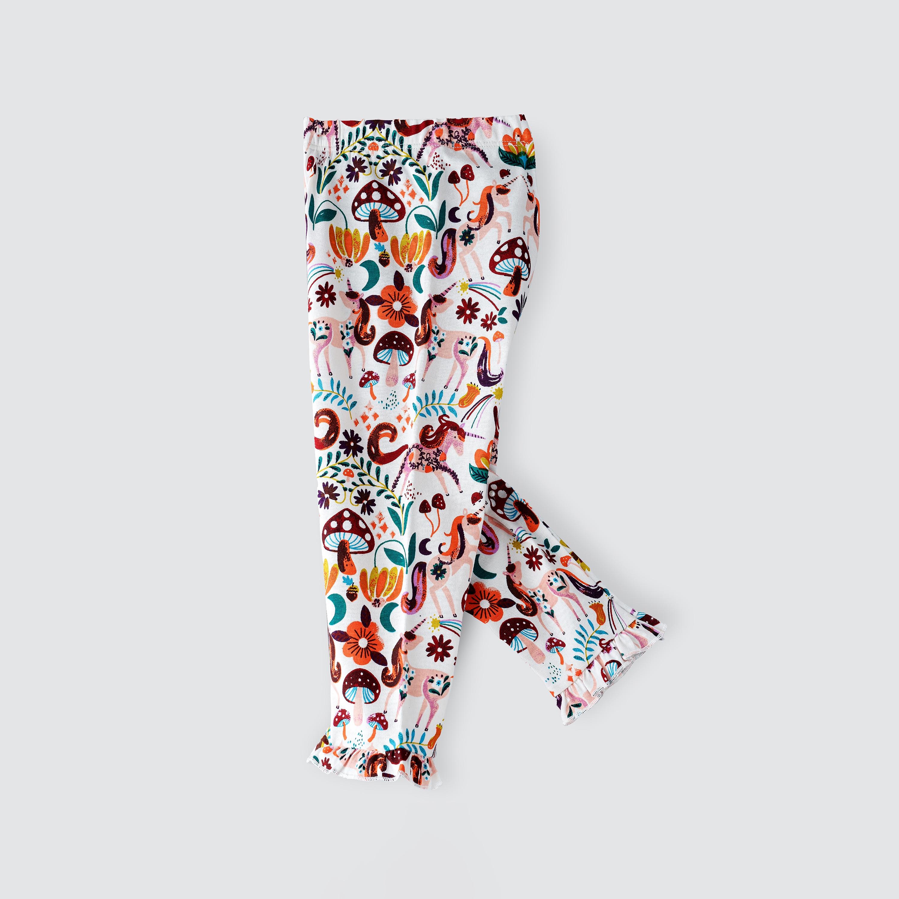 UniqKidz All Over Printed Knitted Pants for Girls-baby-girls-clothing-bottoms-trousers-image-2