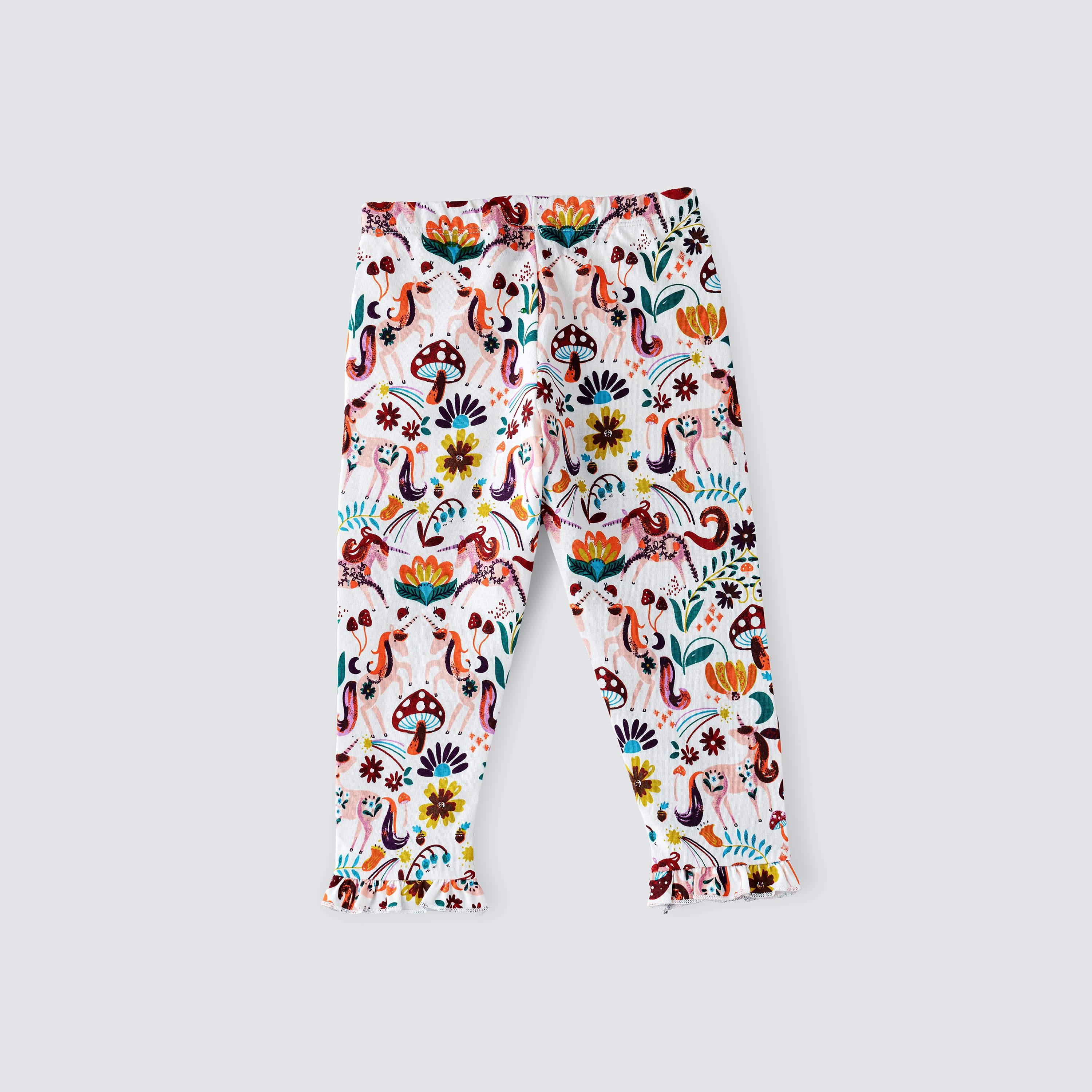 UniqKidz All Over Printed Knitted Pants for Girls-baby-girls-clothing-bottoms-trousers-image-3
