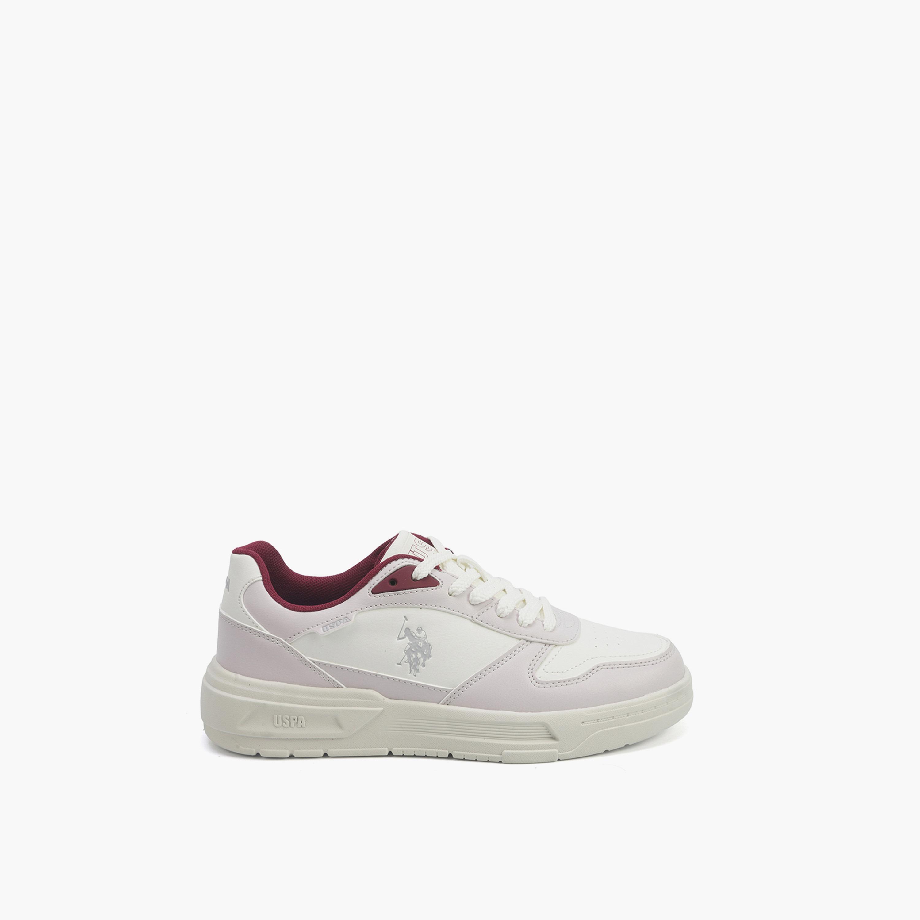 U.S. Polo Assn Women's Lace-Up Low Ankle Sneakers | REKE-GLB-5PR-WOMEN-OD-women-shoes-sneakers-image-2