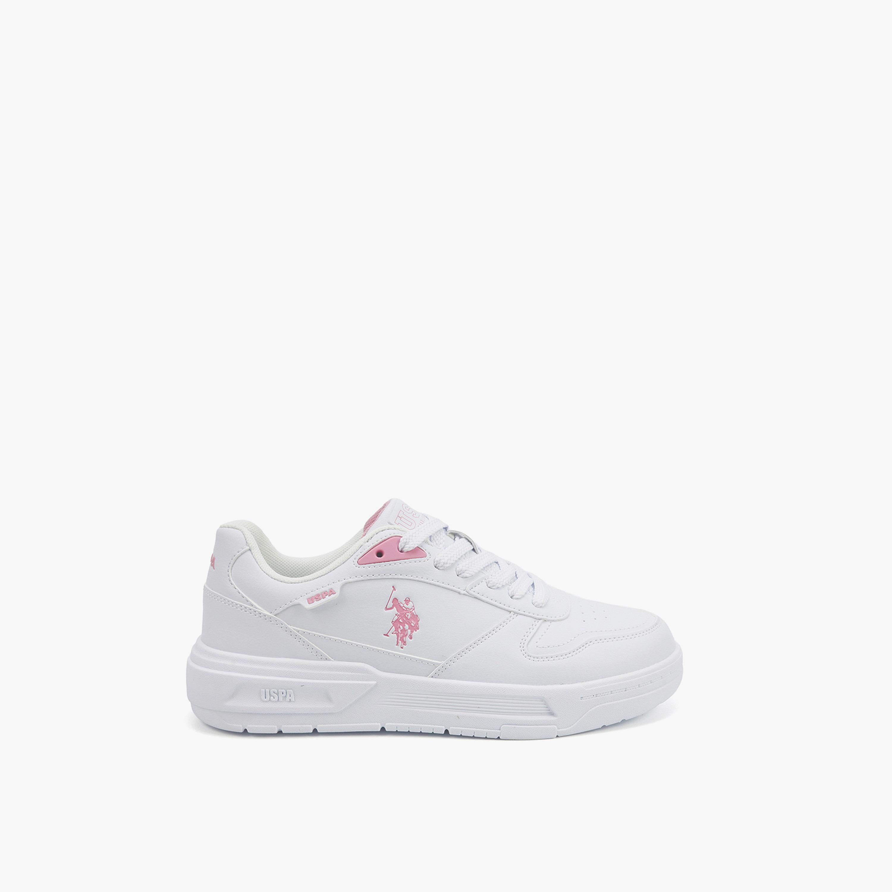 U.S. Polo Assn Women's Lace-Up Low Ankle Sneakers | REKE-GLB-5PR-WOMEN-OD-women-shoes-sneakers-image-2