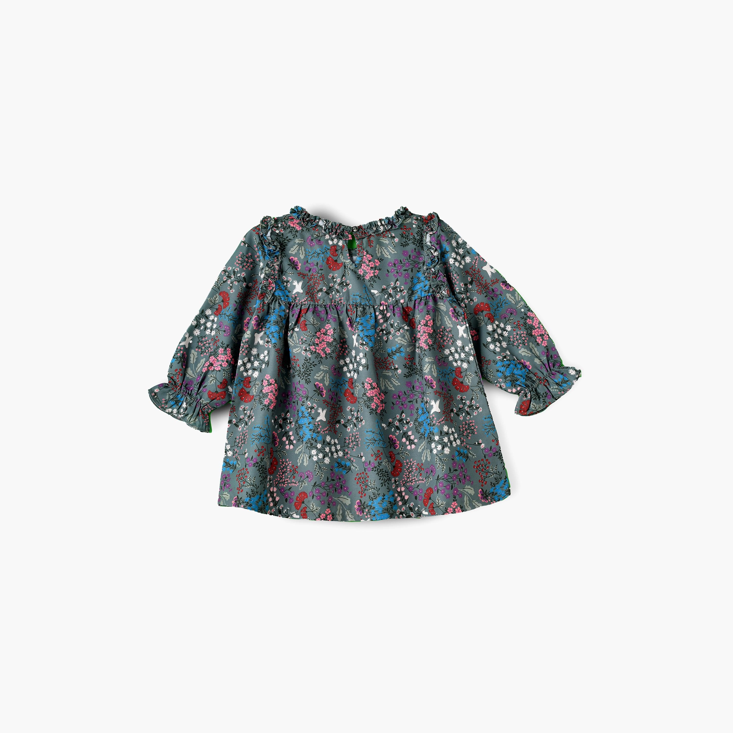 UniqKidz Floral Printed Long Sleeves Top-baby-girls-clothing-blousesandshirts-image-2