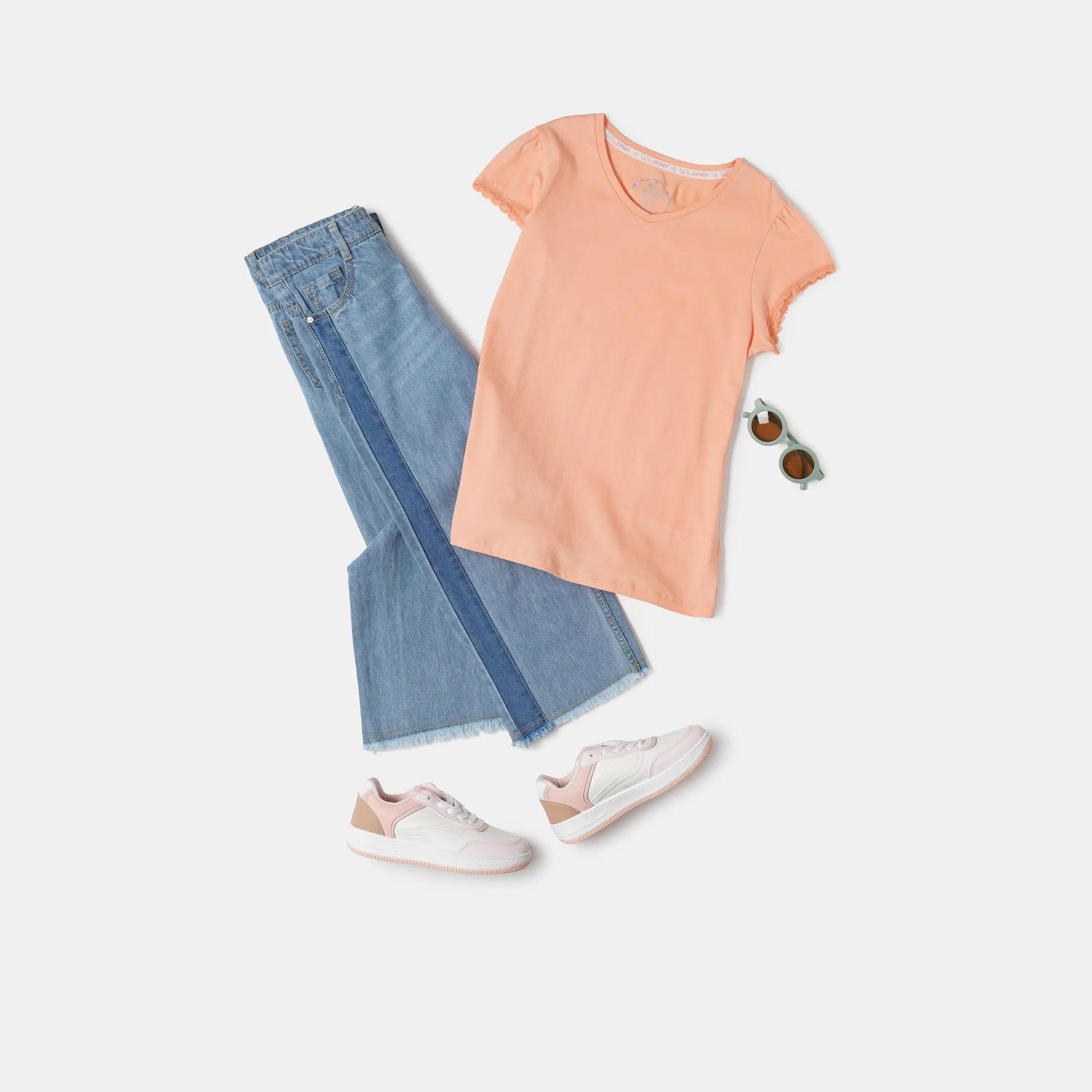 جوكي- تي شيرت ريلاكس للبنات-girls-clothing-blousesandshirts-image-11
