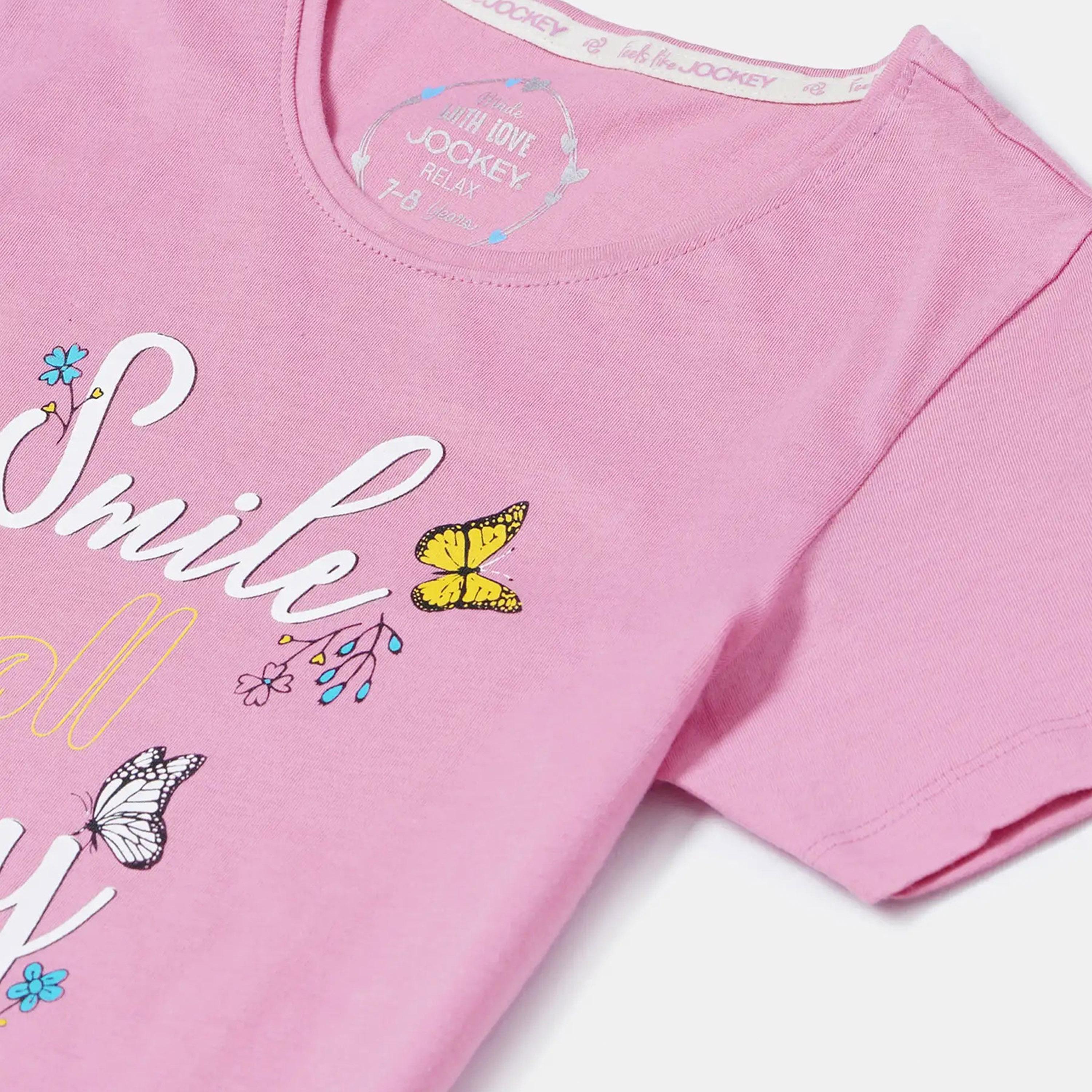 جوكي- تي شيرت ريلاكس للبنات-girls-clothing-blousesandshirts-image-3