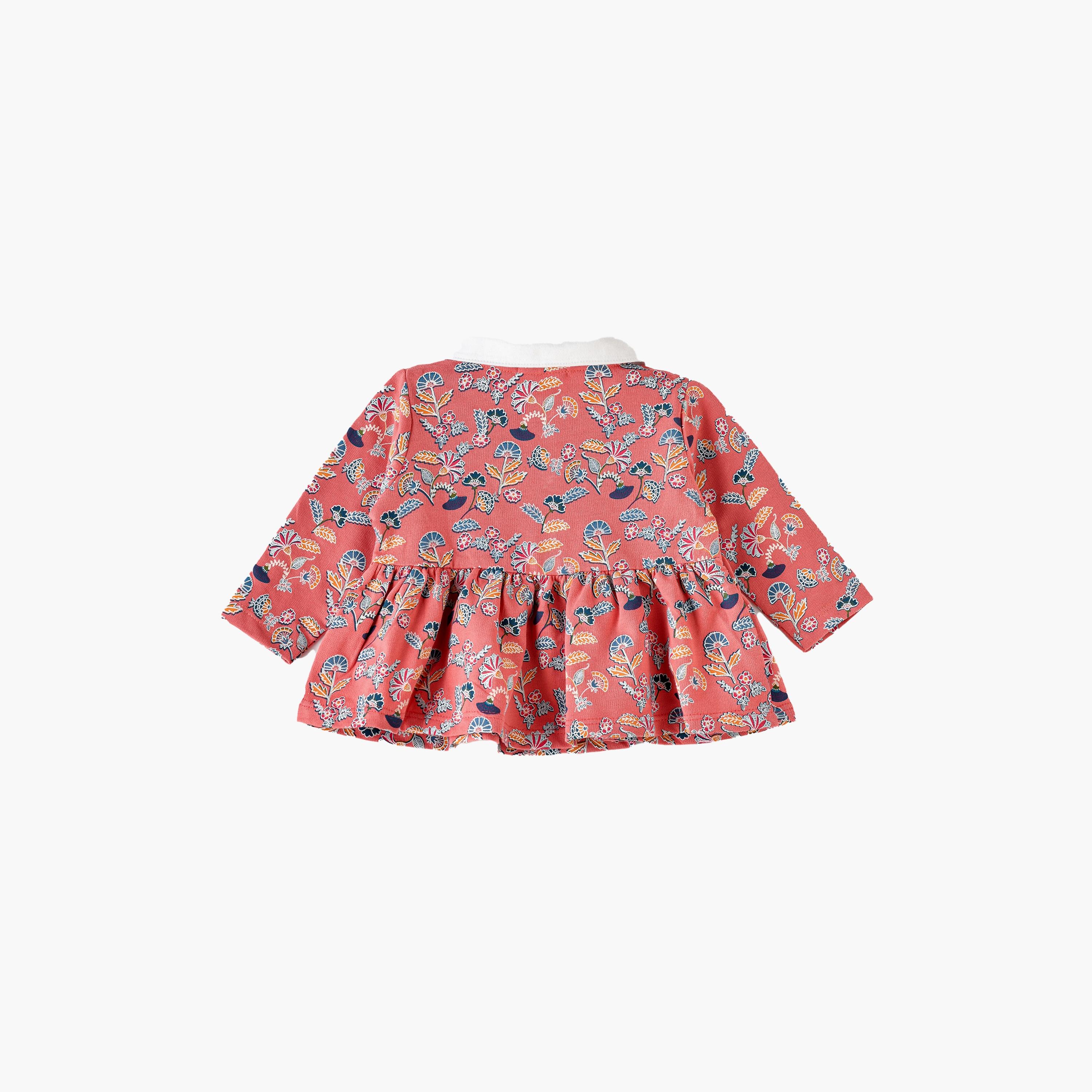 UniqKidz Floral Printed Long Sleeves Top-baby-girls-clothing-blousesandshirts-image-2