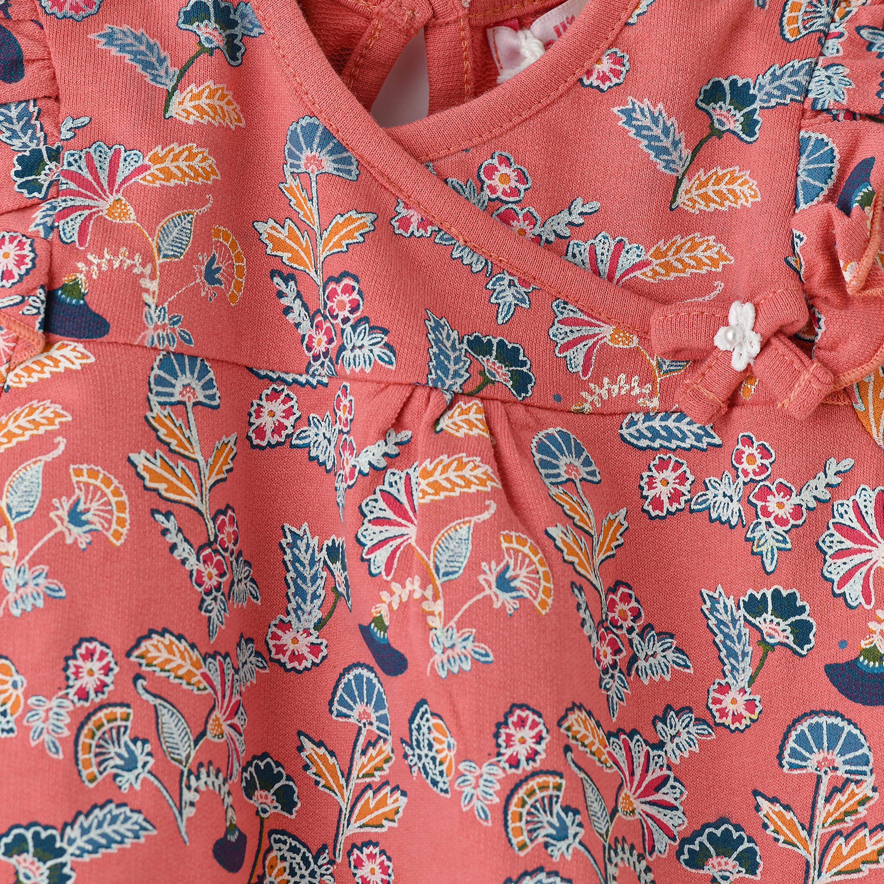 UniqKidz Floral Printed Long Sleeves Top-baby-girls-clothing-tshirts-image-3