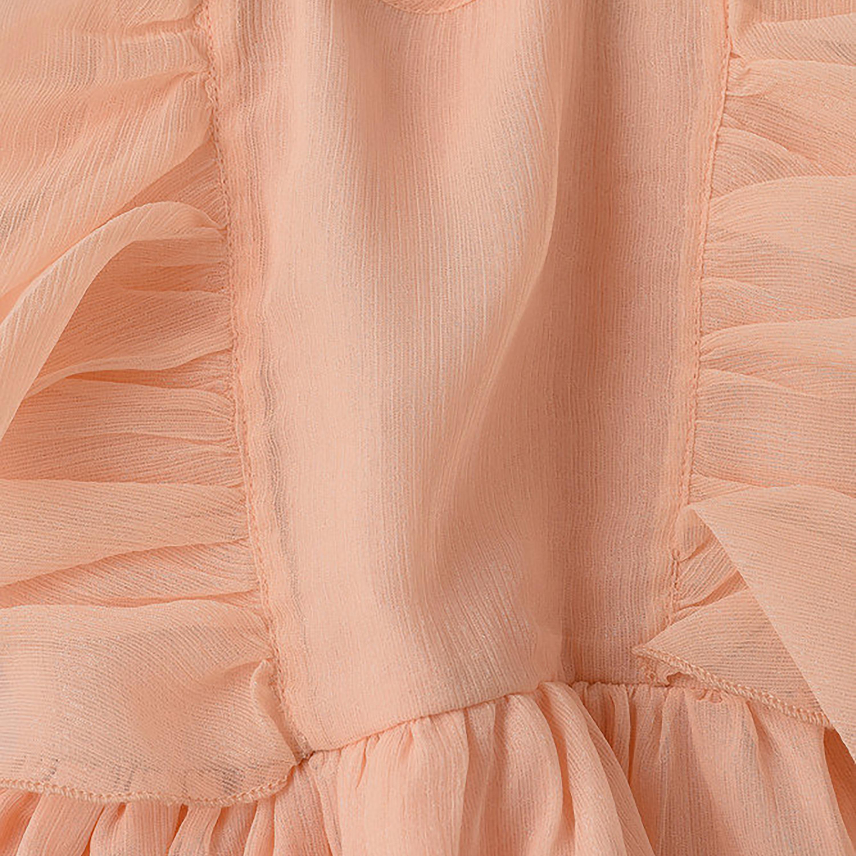 UniqKidz Cotton Solid Ruffled Sleeves Dress-baby-girls-clothing-dressesandjumpsuits-image-4