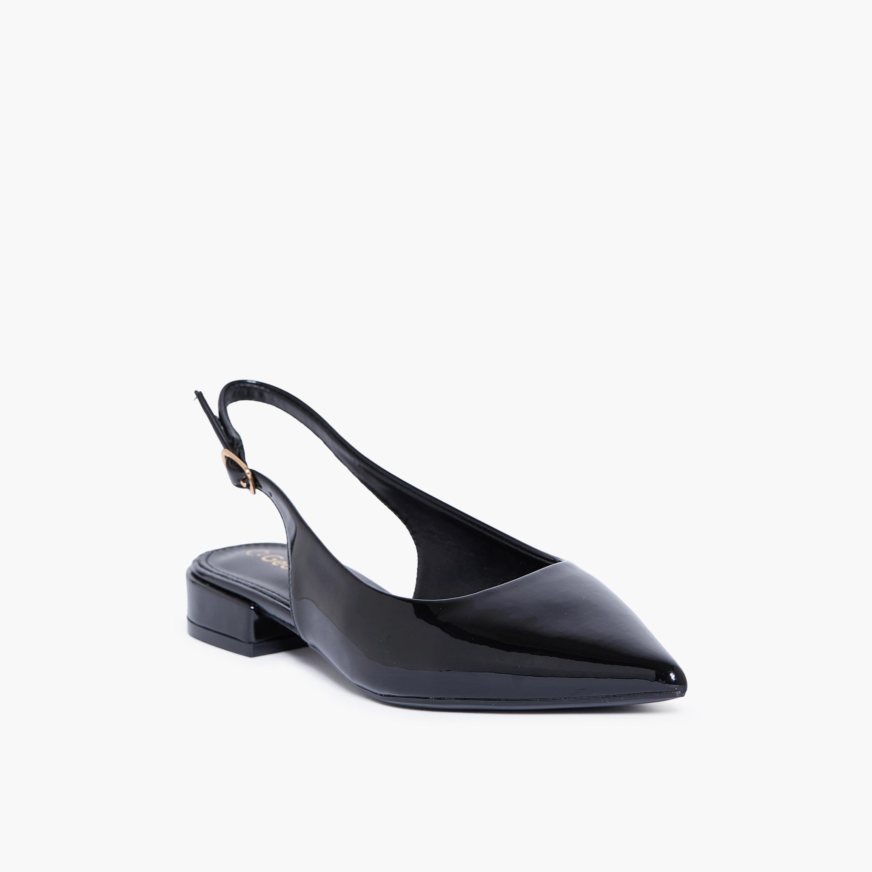 جيومني - حذاء ريكو بكعب عالٍ وإبزيم للنساء | RJLJ-P63-BLACK-women-shoes-sandals-heeled-image-1