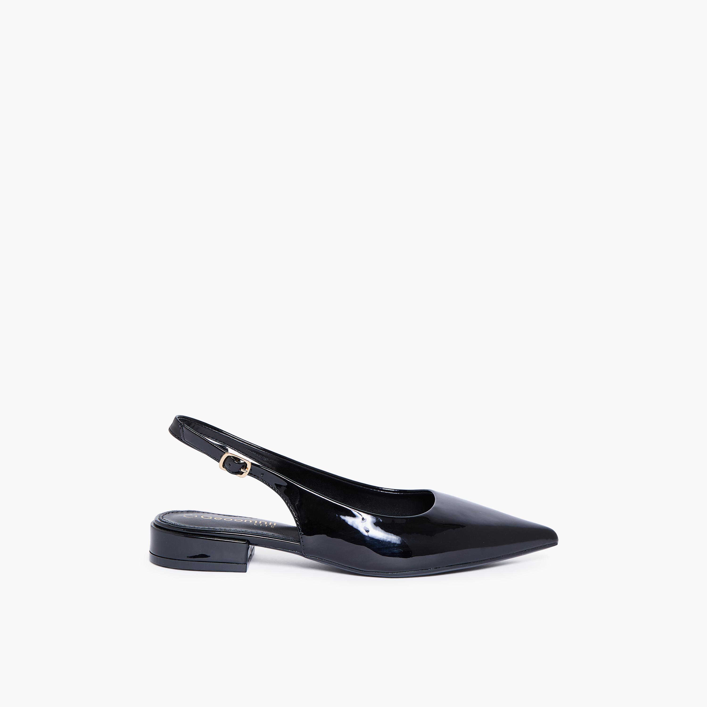 جيومني - حذاء ريكو بكعب عالٍ وإبزيم للنساء | RJLJ-P63-BLACK-women-shoes-sandals-heeled-image-4