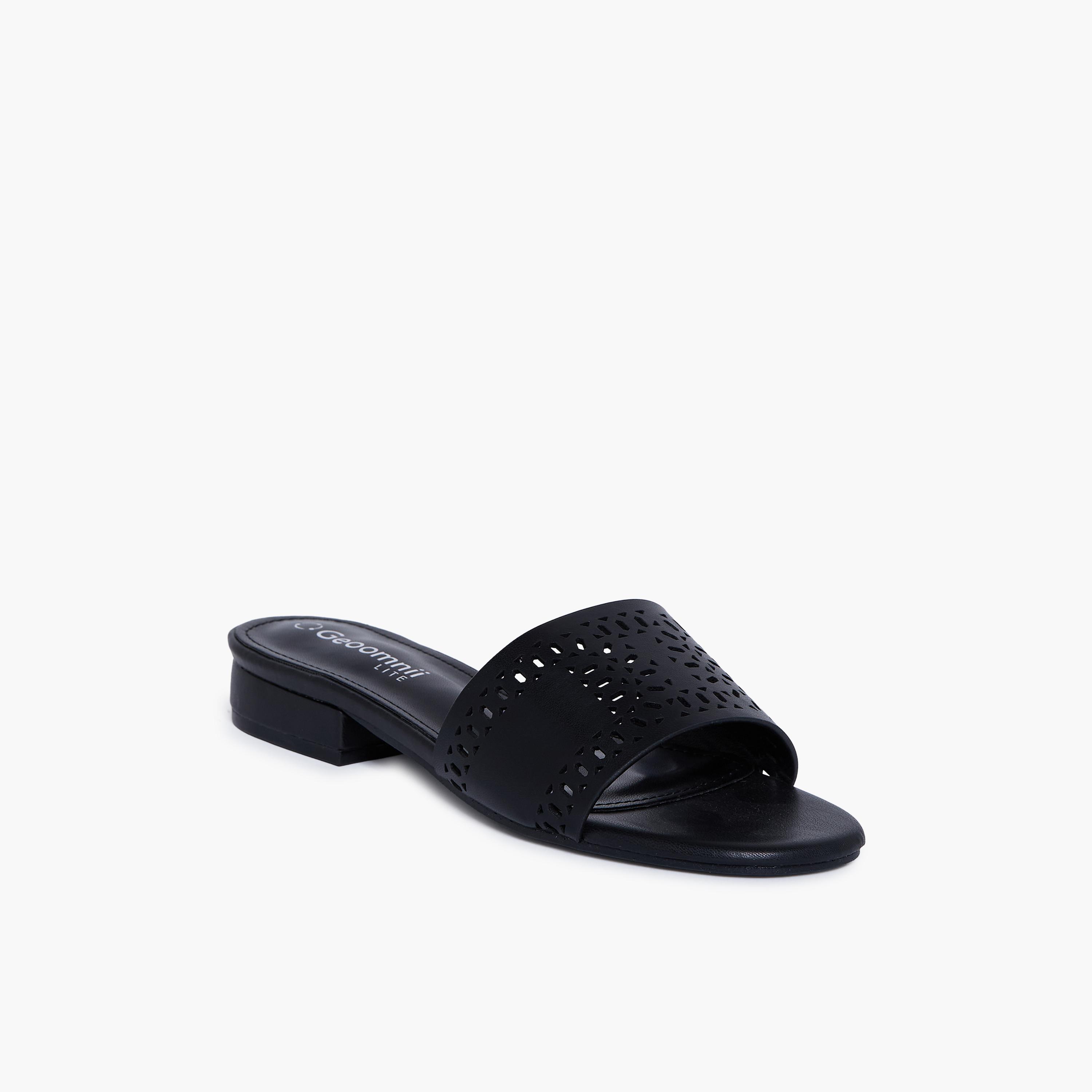 جيومني - صندل سيرجيو سهل الارتداء للنساء | RJLJ156-2-BLACK-women-shoes-sandals-flats-image-1
