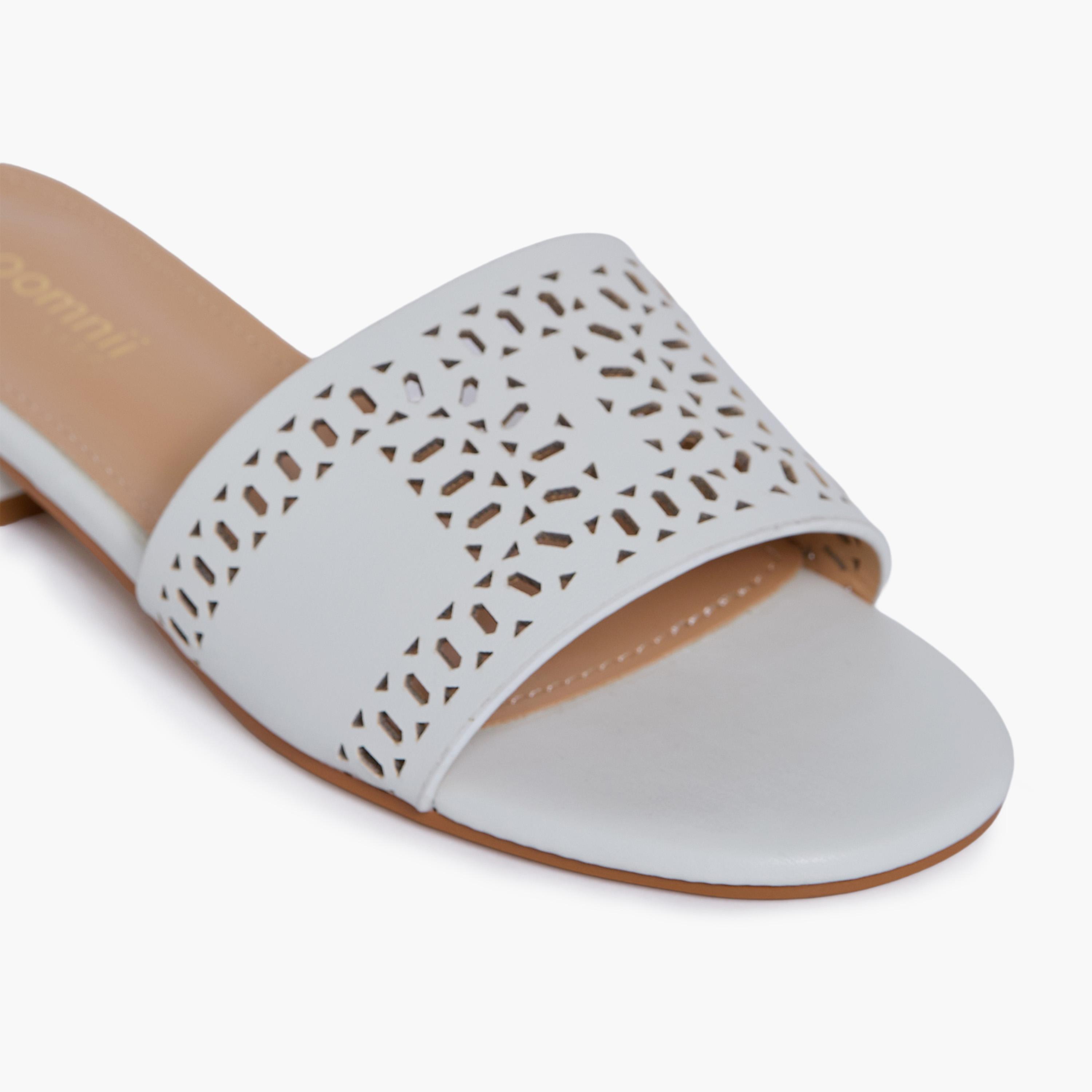 جيومني - صندل ميغيل سهل الارتداء للنساء | RJLJ156-2-WHITE-women-shoes-sandals-flats-image-2