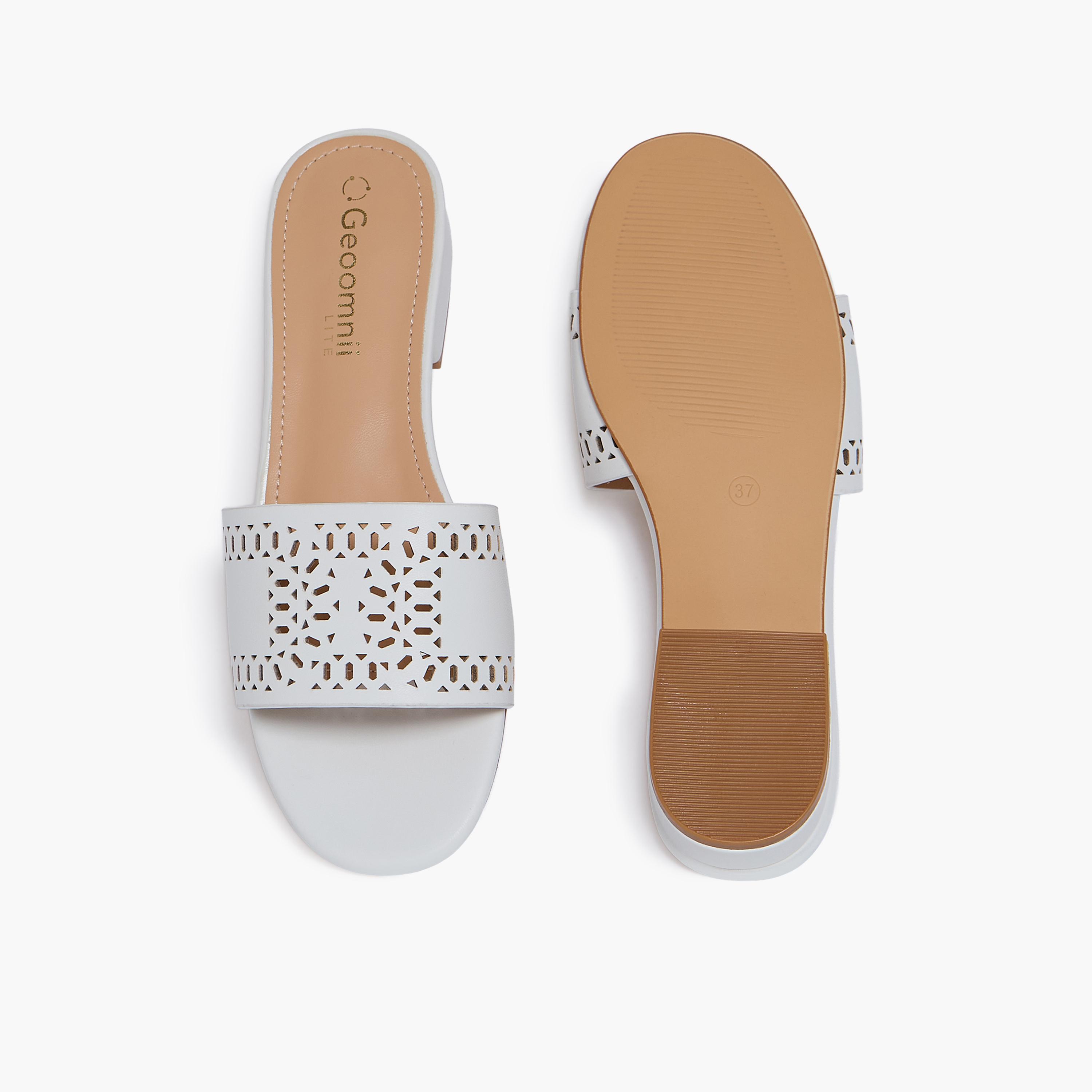 جيومني - صندل ميغيل سهل الارتداء للنساء | RJLJ156-2-WHITE-women-shoes-sandals-flats-image-3