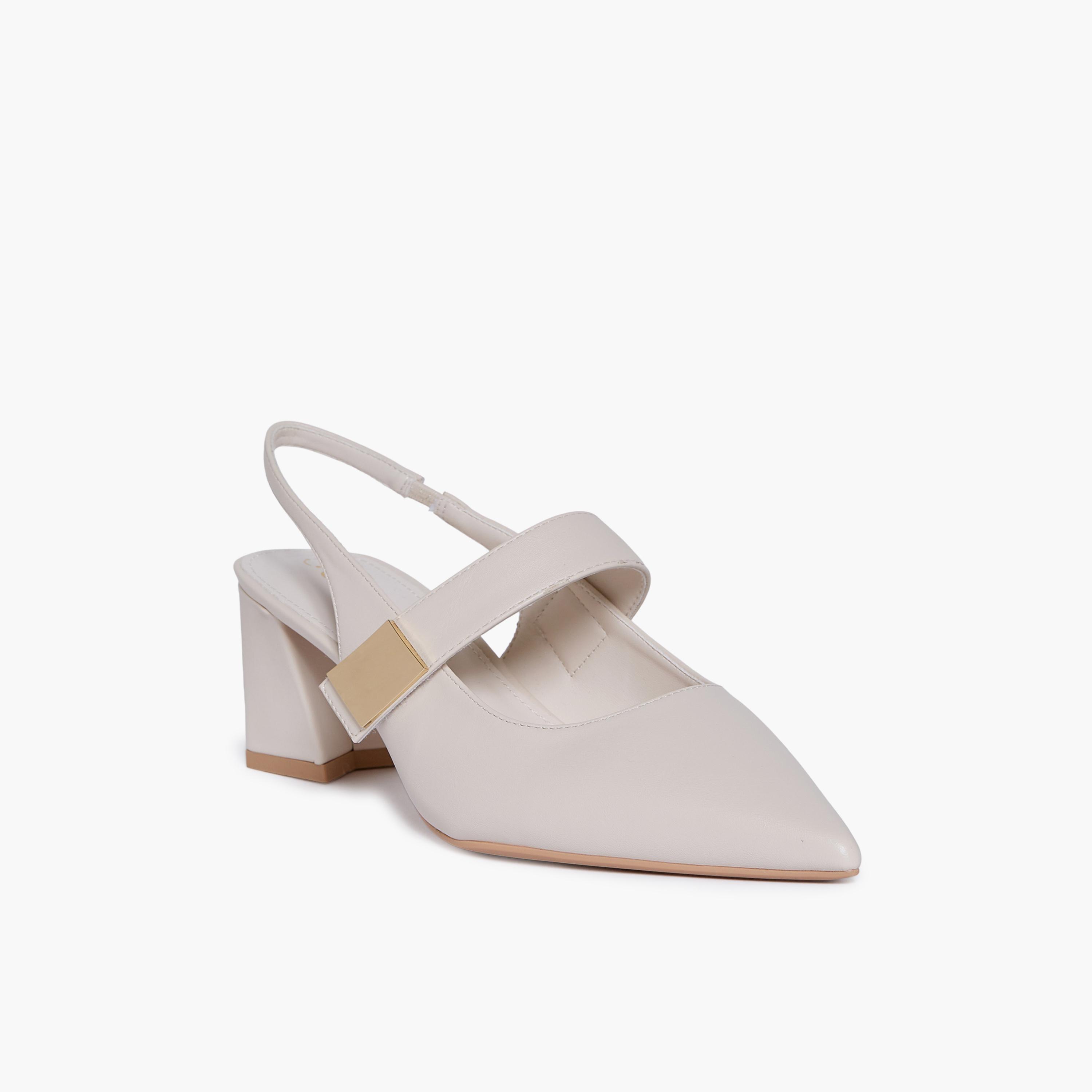 Geoomnii Women's Slip-On Boris Block Pumps | RJLJ166-1-NUDE-women-shoes-sandals-heeled-image-2