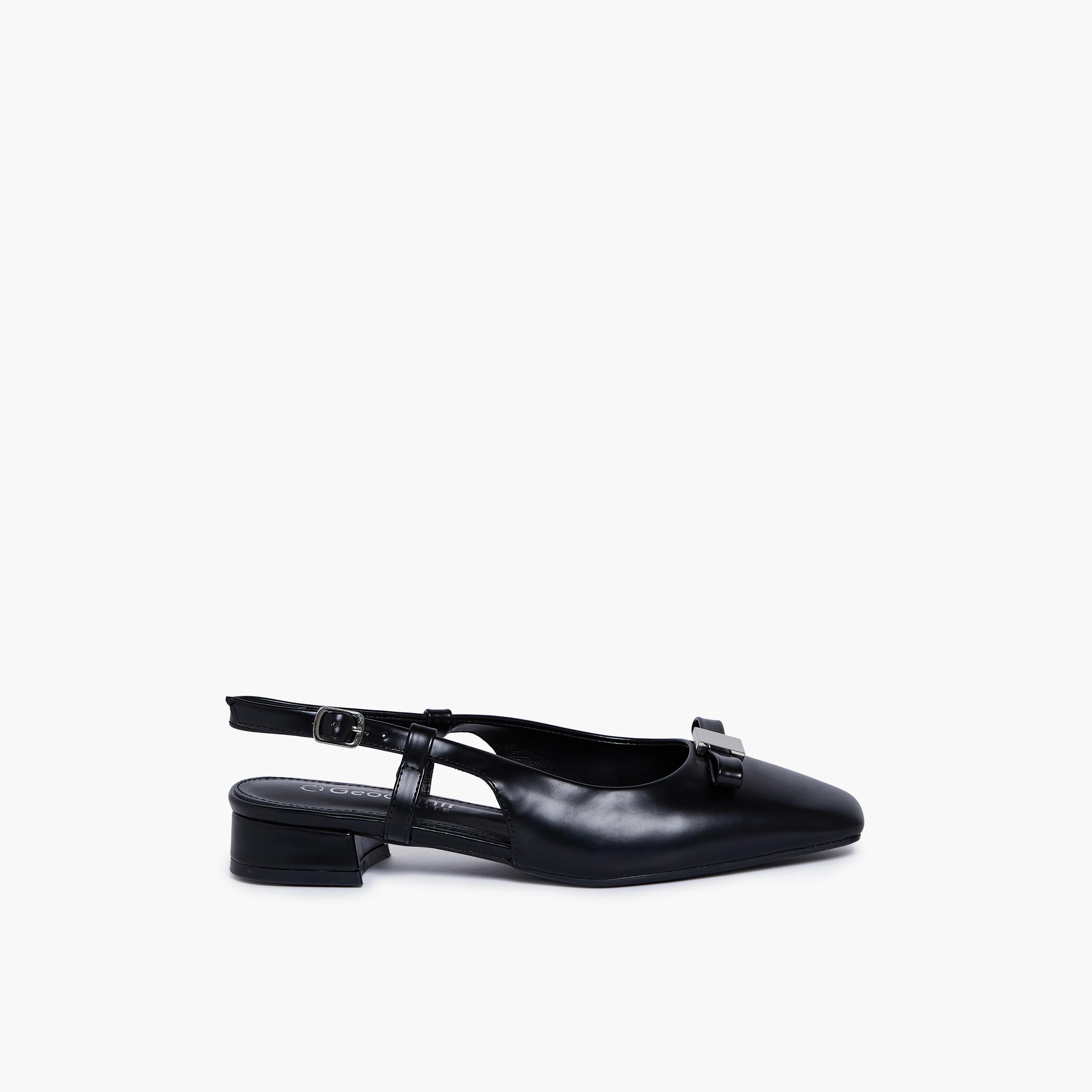 Geoomnii Women's Buckle Alexei Block Pumps | RJLJ167-2-BLACK-women-shoes-sandals-heeled-image-4