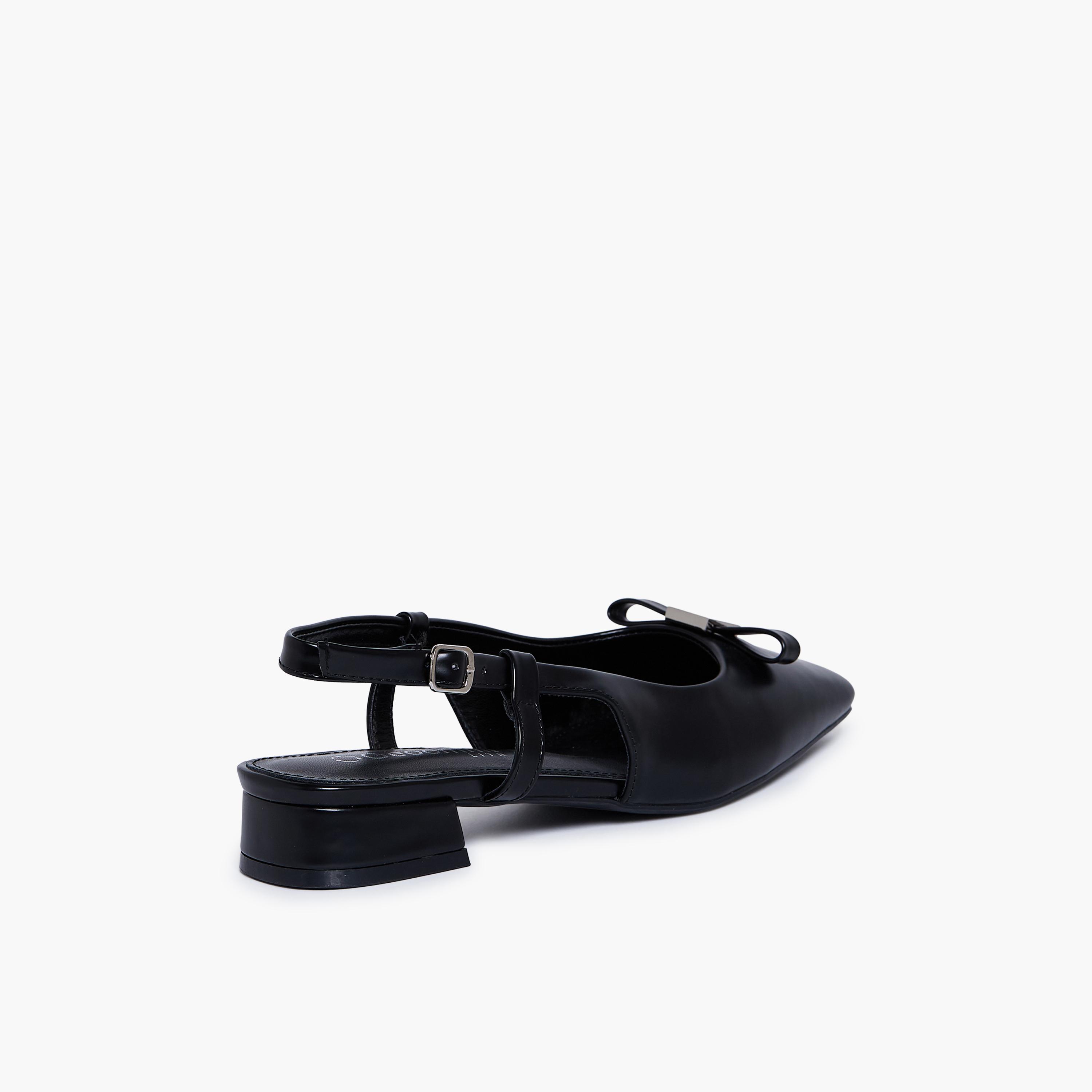Geoomnii Women's Buckle Alexei Block Pumps | RJLJ167-2-BLACK-women-shoes-sandals-heeled-image-5