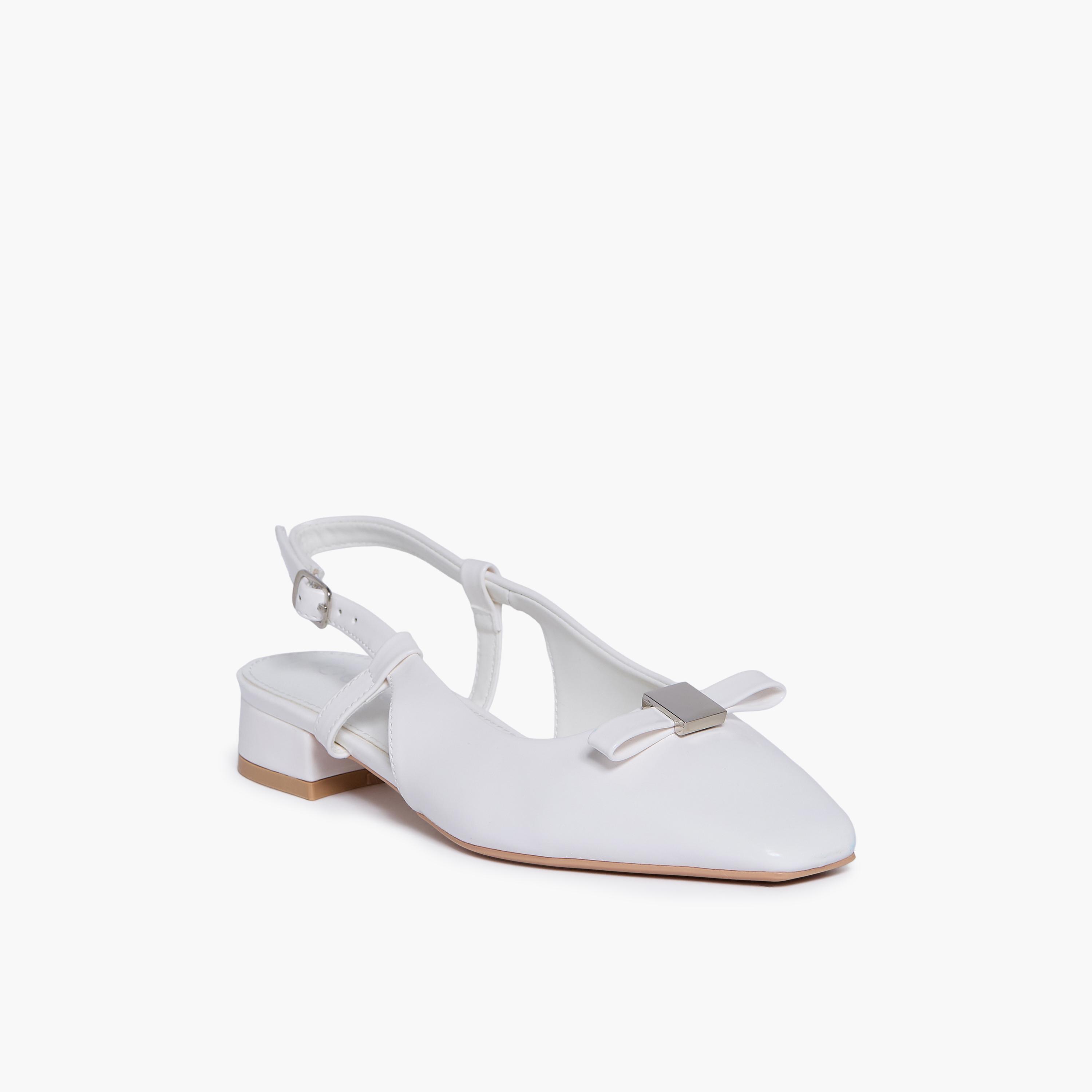 جيومني - حذاء إميليو بلوك بكعب عالٍ وإبزيم للنساء | RJLJ167-2-WHITE-women-shoes-sandals-heeled-image-1