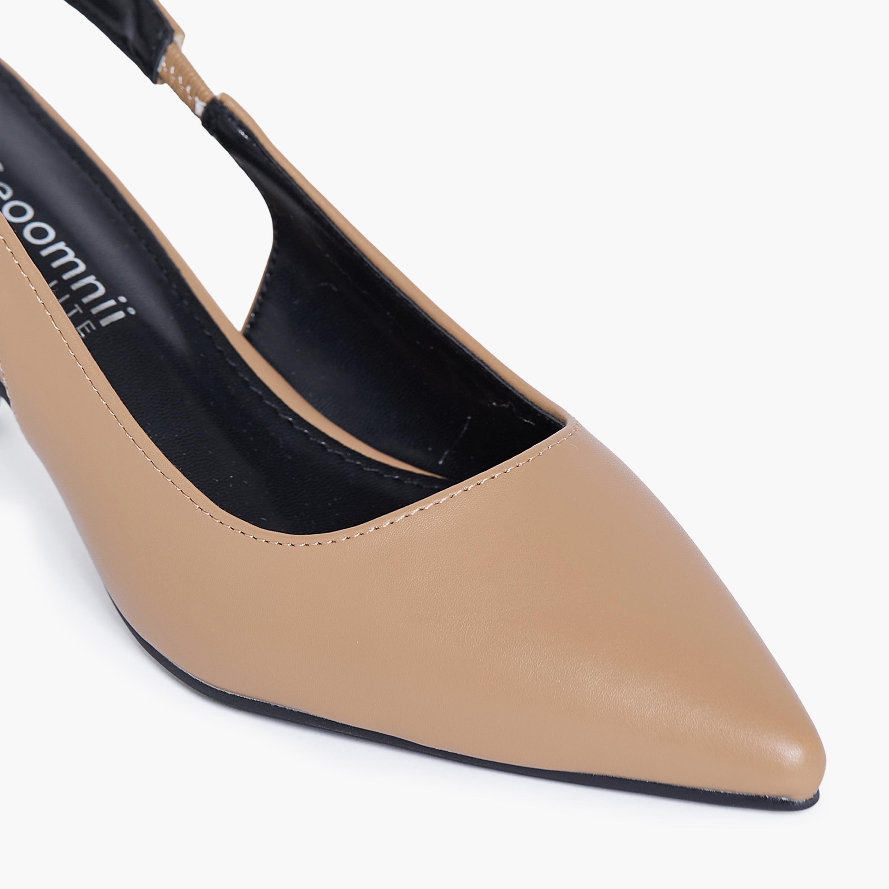 جيومني - حذاء ستيفان بكعب عالٍ مدبب وإبزيم للنساء | RJLJ168-1-OLIVE-women-shoes-sandals-heeled-image-2