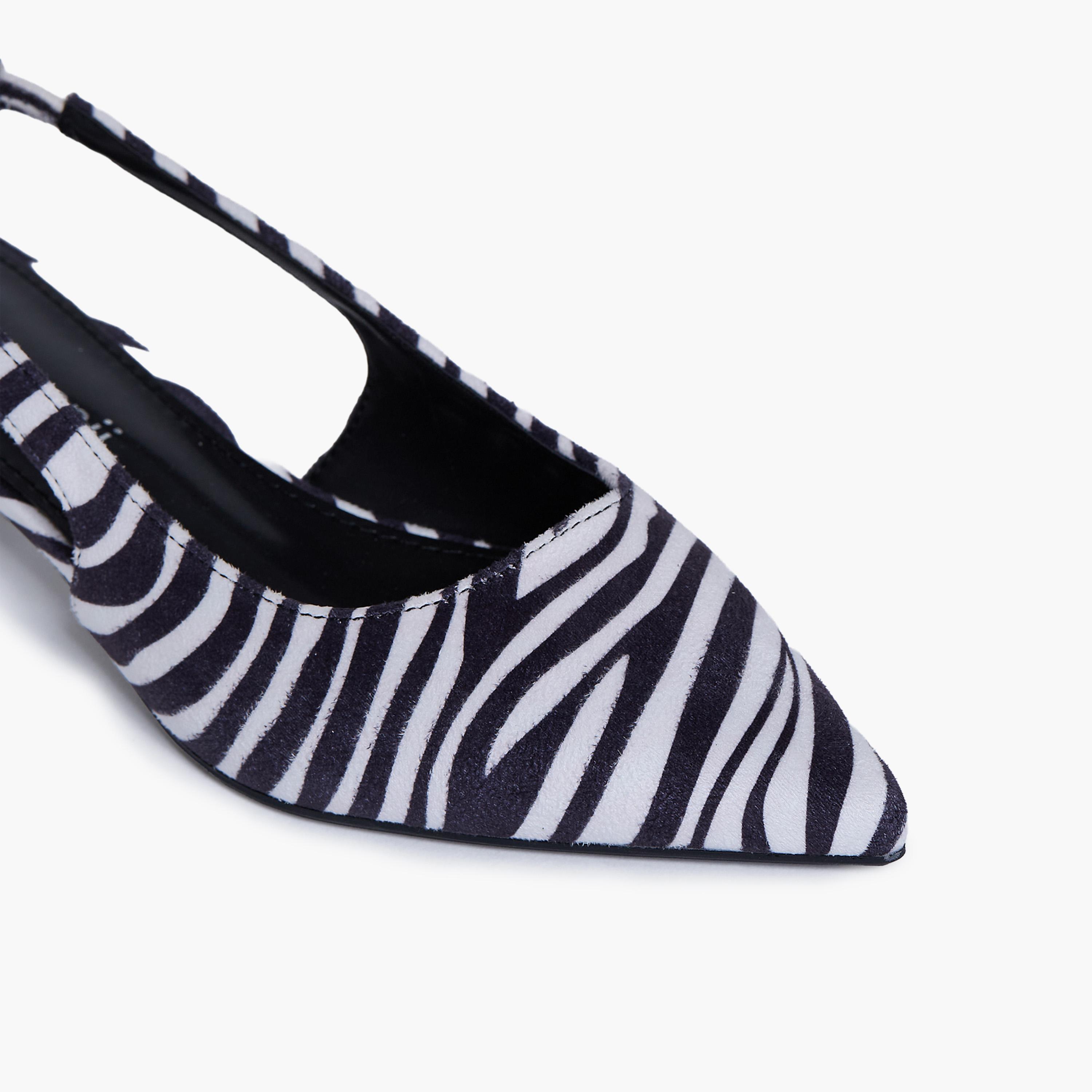 جيومني - حذاء ليون بكعب الصغير سهل الارتداء للنساء | RJM381-1-ZEBRA-women-shoes-sandals-heeled-image-2