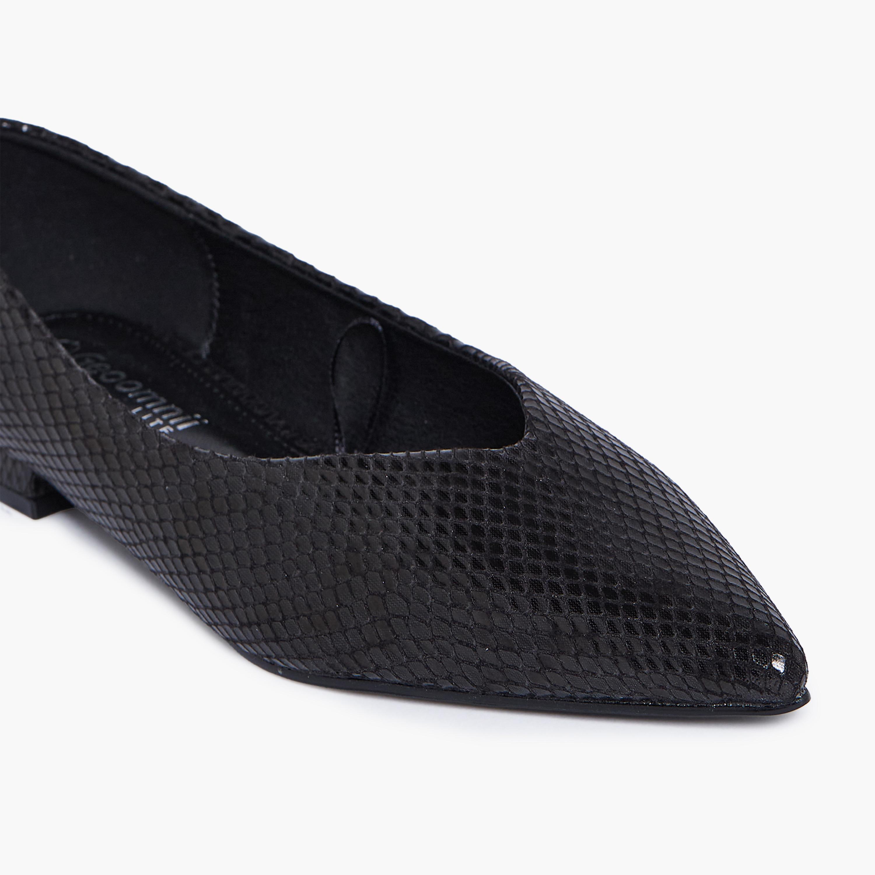 Geoomnii Women's Slip-On Echo Block Pumps | RJZSF91-1-BLACK-women-shoes-sandals-heeled-image-2