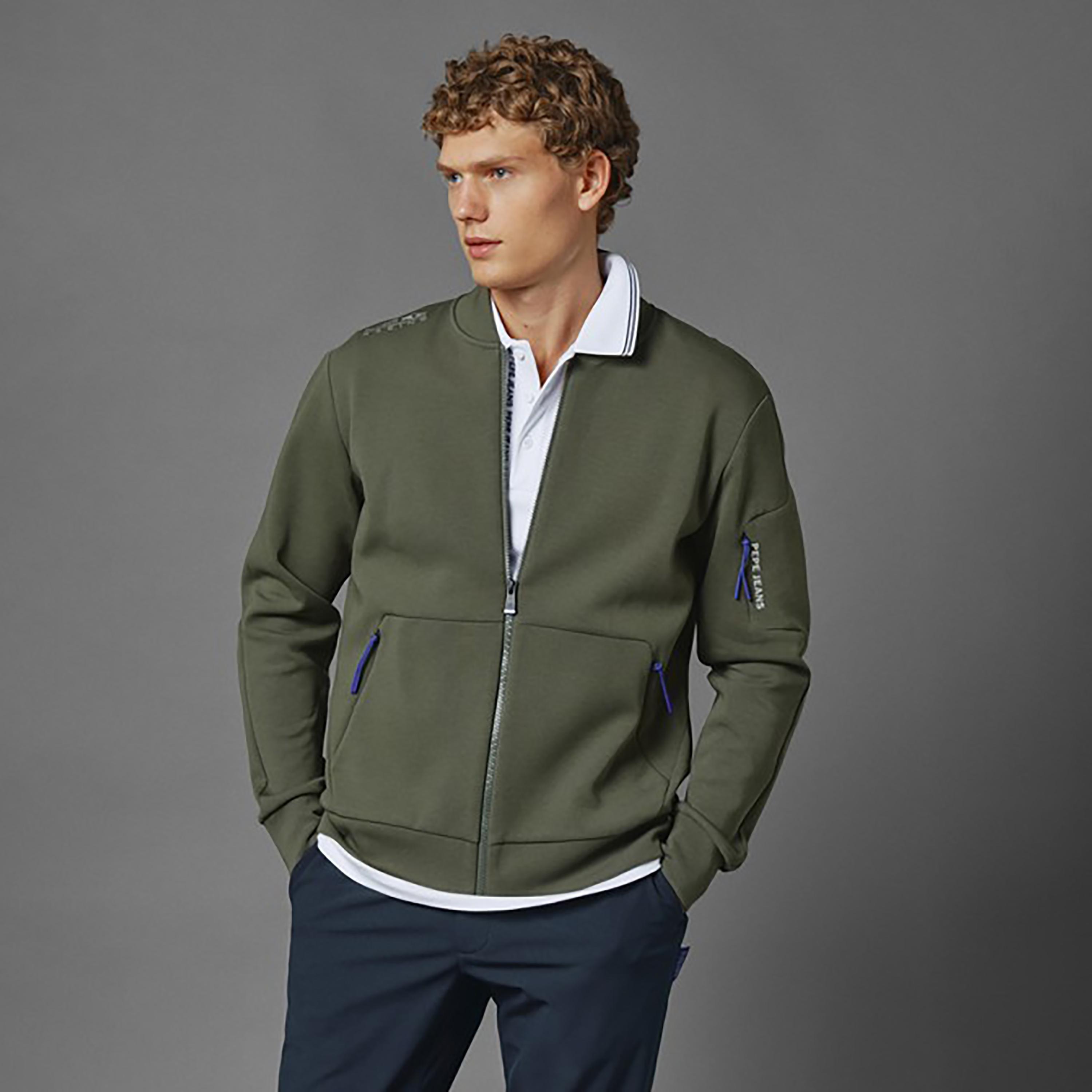 جاكيت بأكمام طويلة وياقة بومبر وطبعة شعار من ريدبول ريسينج X بيبي جينز-men-clothing-jacketsandblazers-jackets-image-4