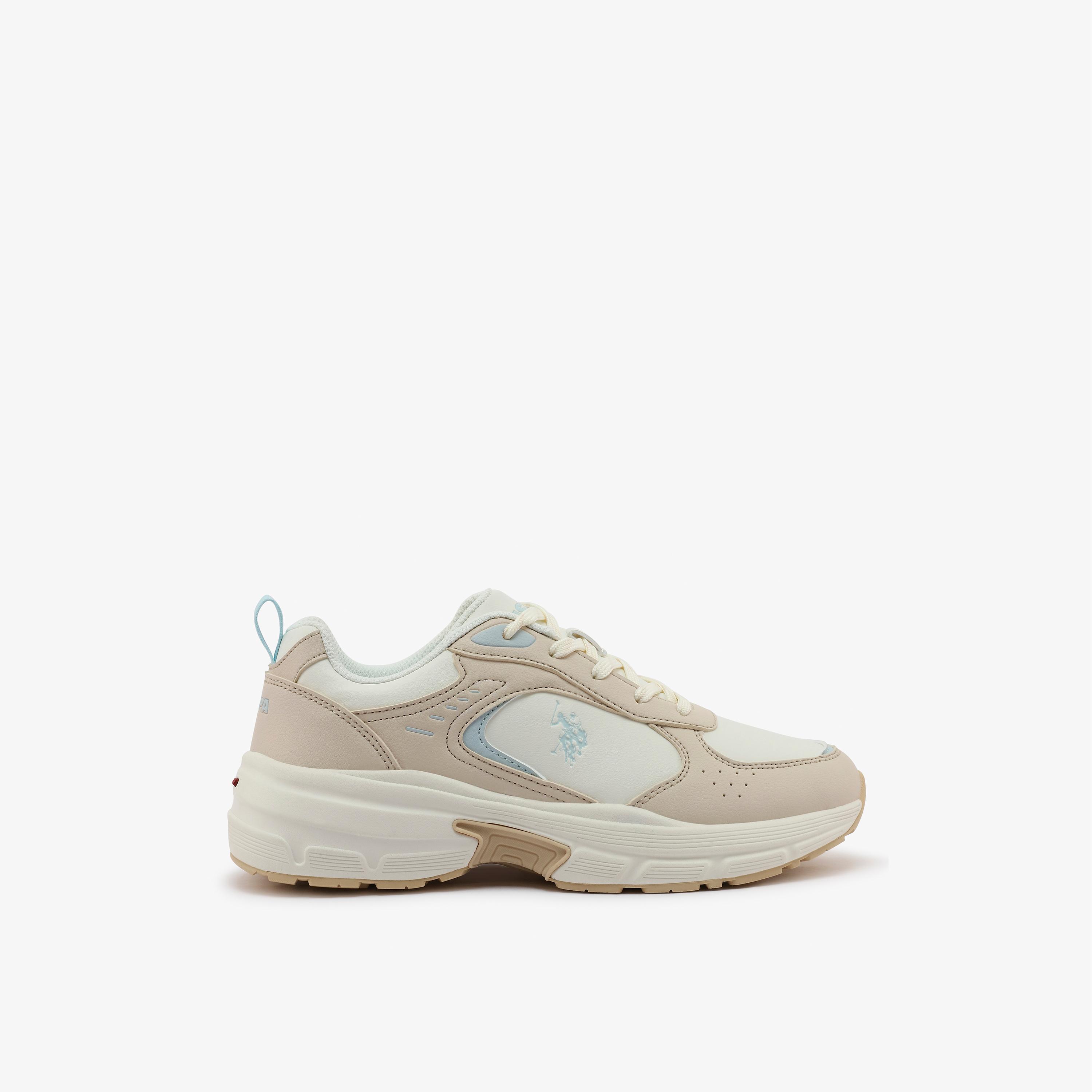 يو. اس. بولو اسن - حذاء رياضي برباط وكعب سميك منخفض الكاحل للنساء | ROX-GLB-6FX-women-shoes-sneakers-image-3