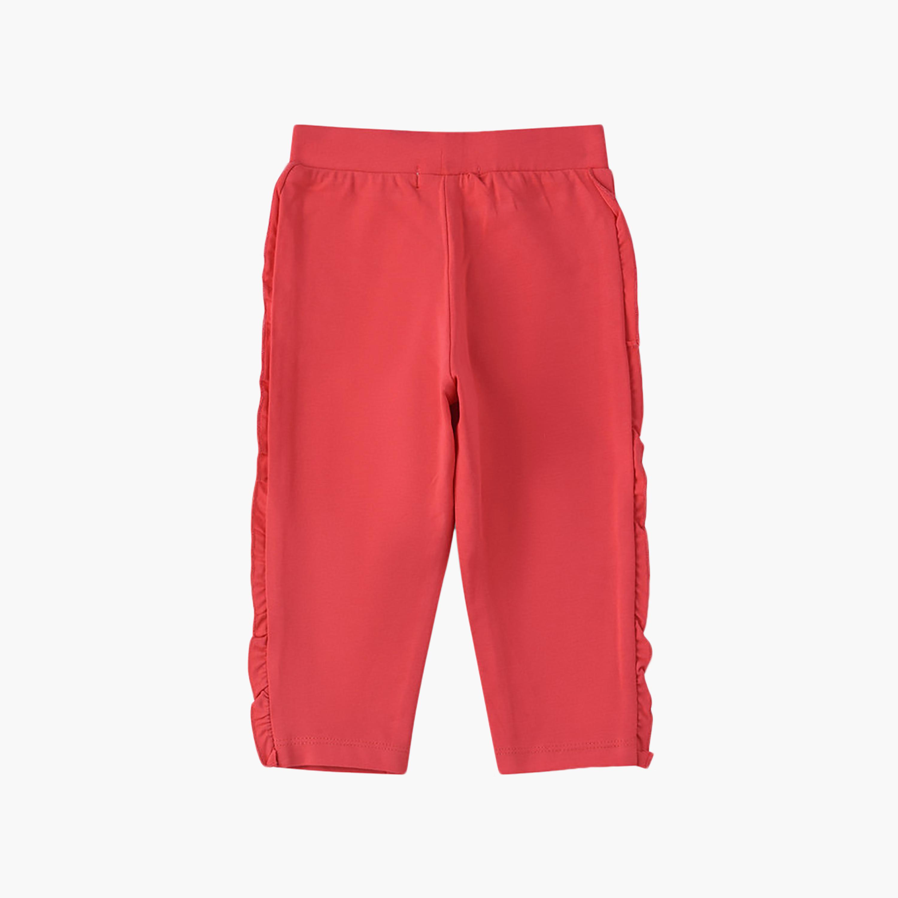 ليقنز قطن بطبعة أرنب وخصر مرن من يونيكيدز-baby-girls-clothing-bottoms-leggings-image-2