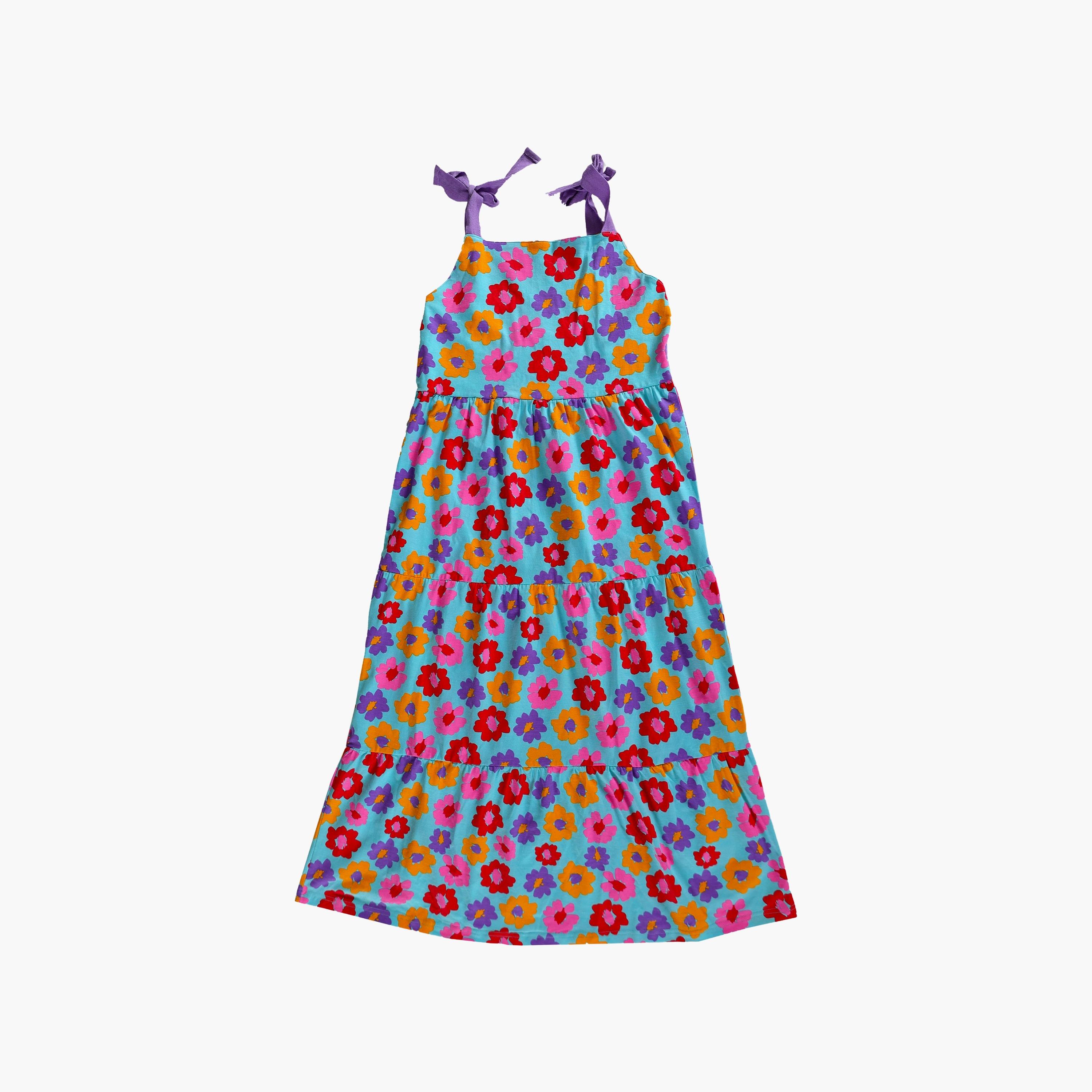 فستان بدون أكمام بطبعة الزهور من أيكو-girls-clothing-dressesandjumpsuits-image-1
