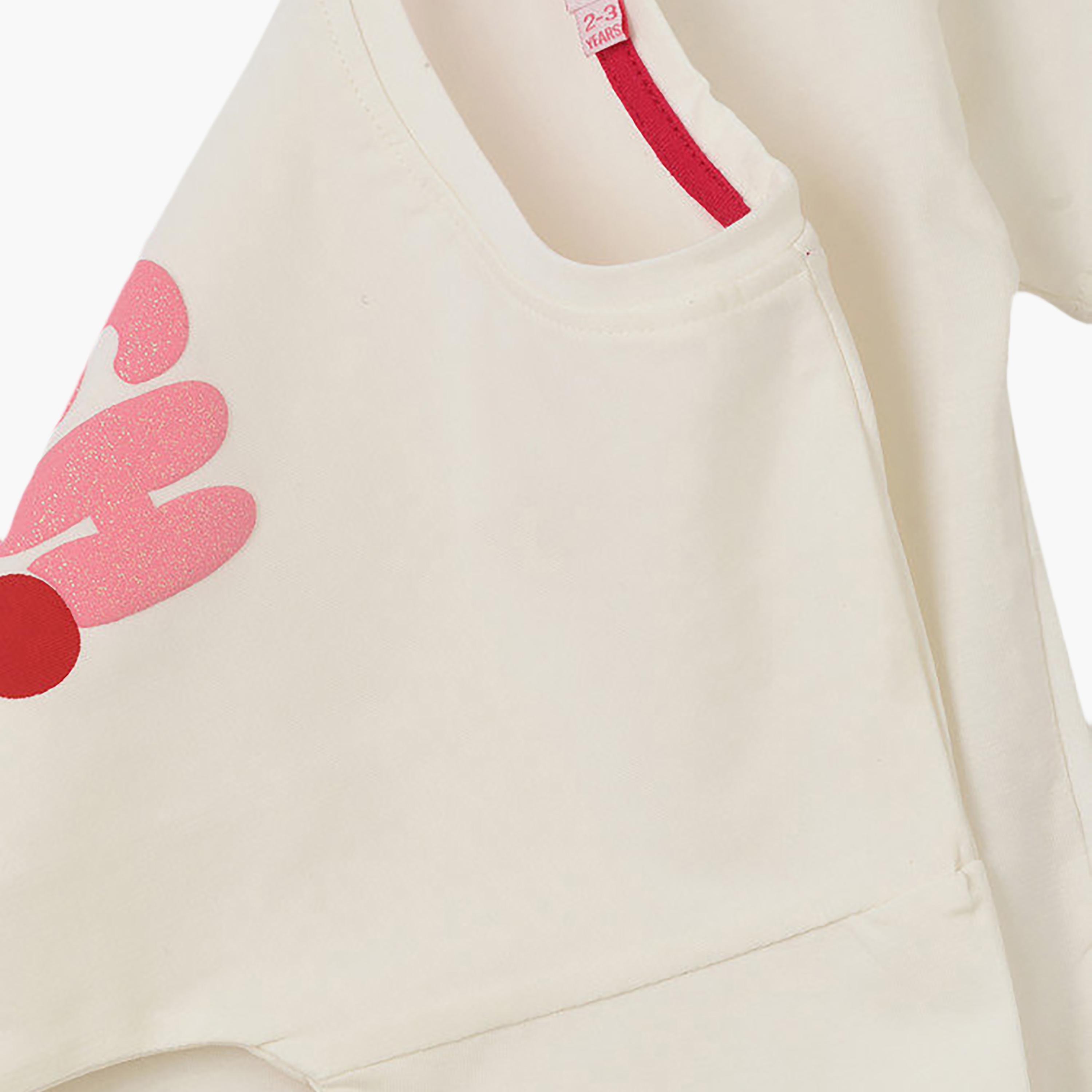UniqKidz Cotton Short Sleeves Fresh Fruits Graphic T-Shirt-girls-clothing-tshirts-image-3