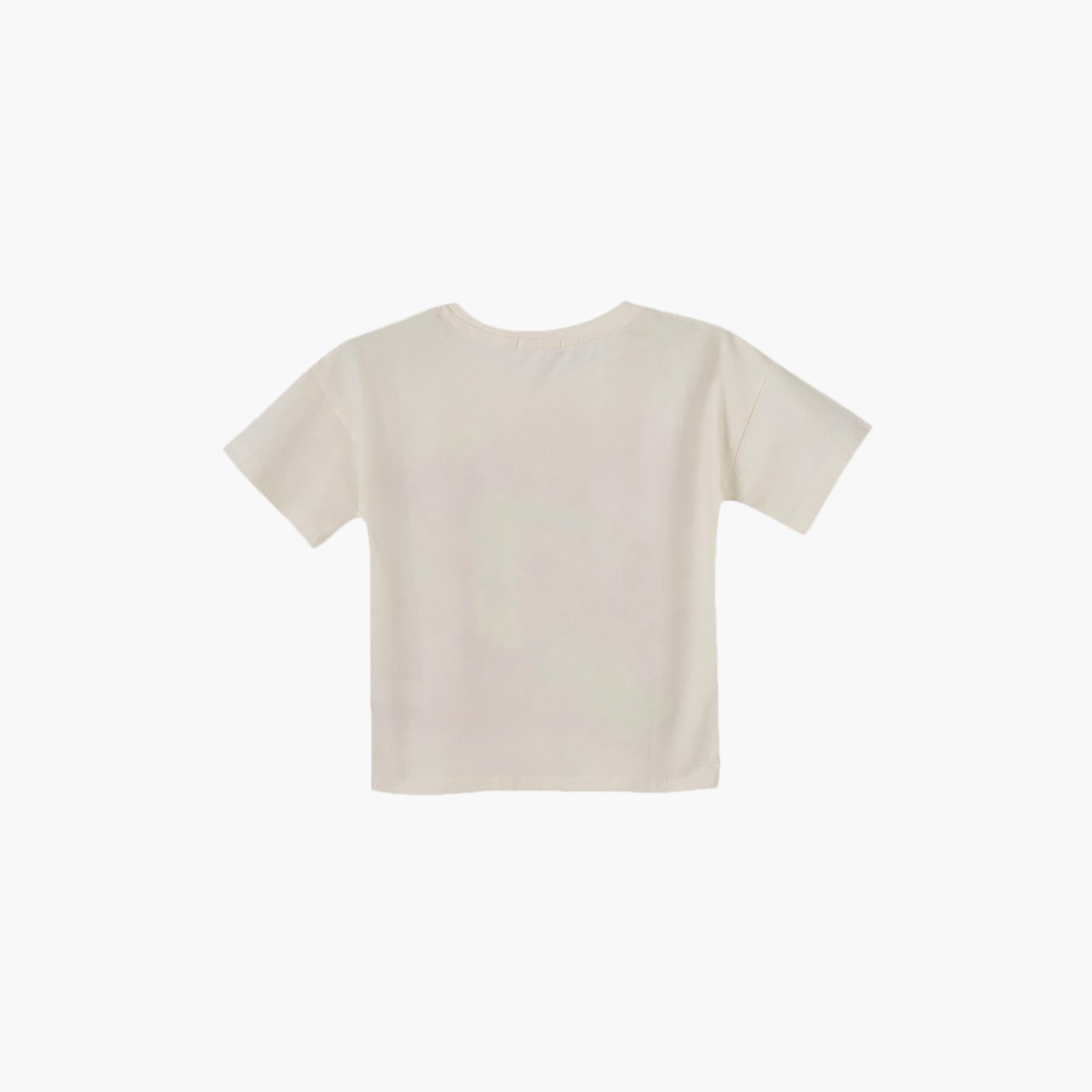UniqKidz Cotton Short Have A Nice Day Truck Graphic T-Shirt-girls-clothing-tshirts-image-2