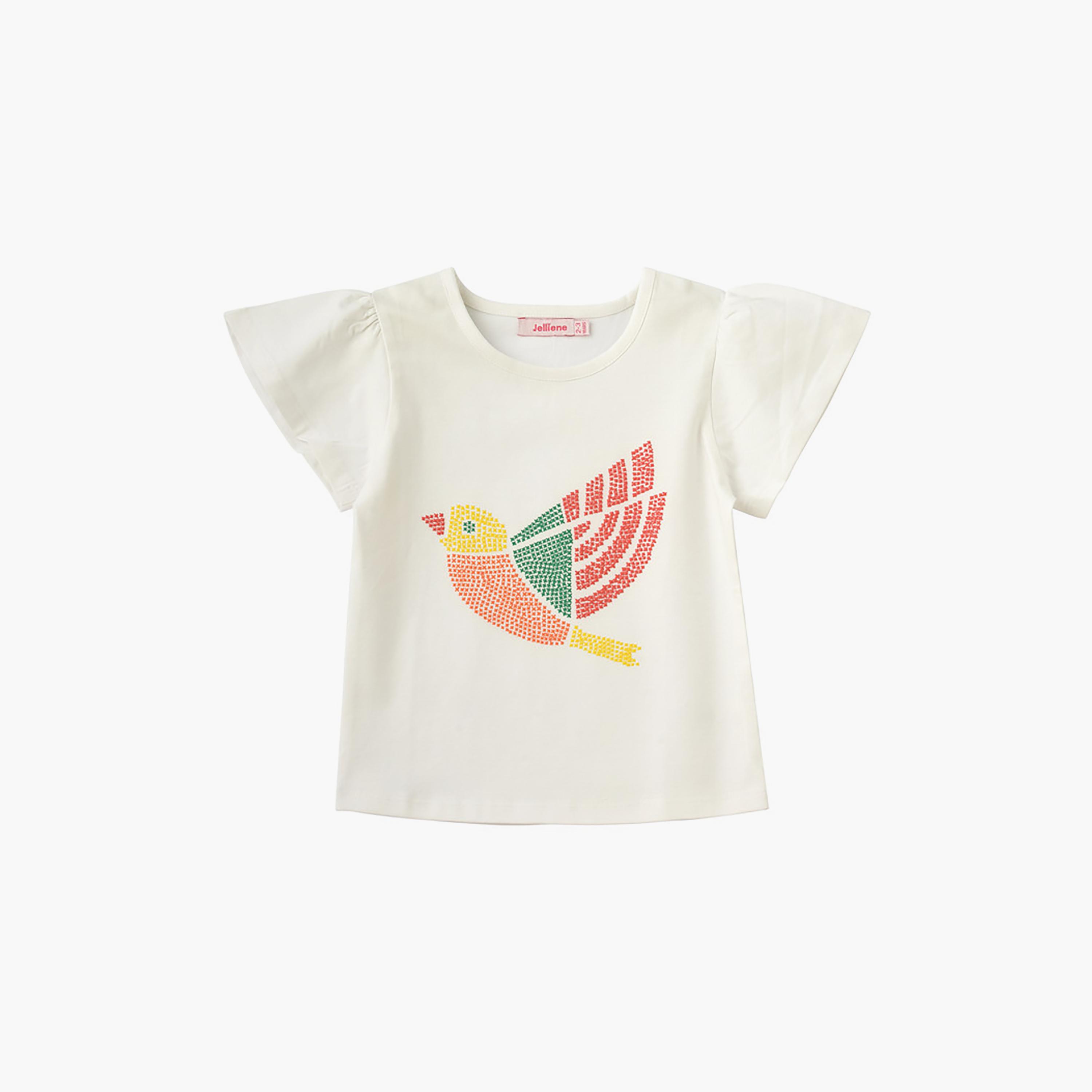 UniqKidz Short Sleeves Graphic Top-girls-clothing-blousesandshirts-image-1