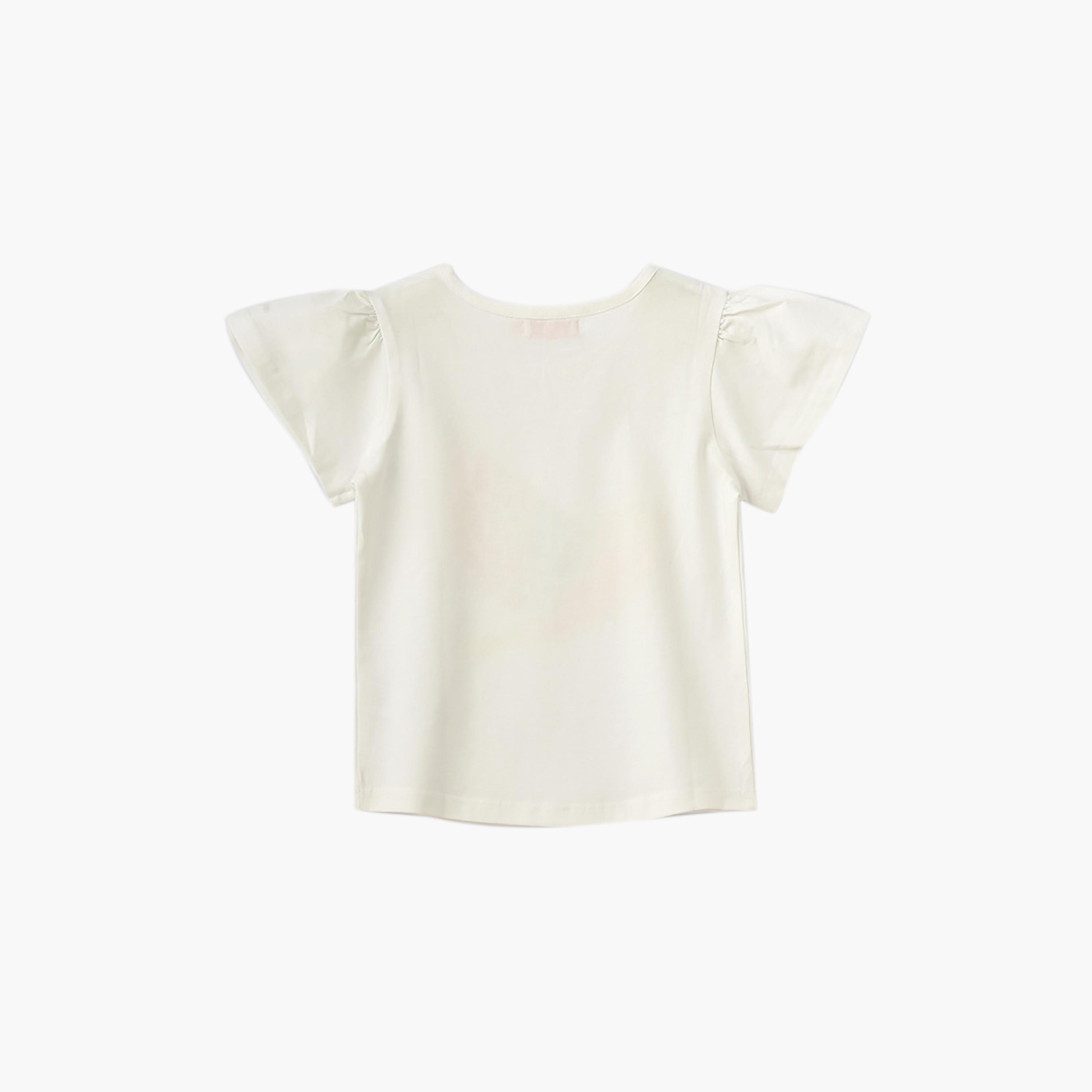 UniqKidz Short Sleeves Graphic Top-girls-clothing-blousesandshirts-image-2