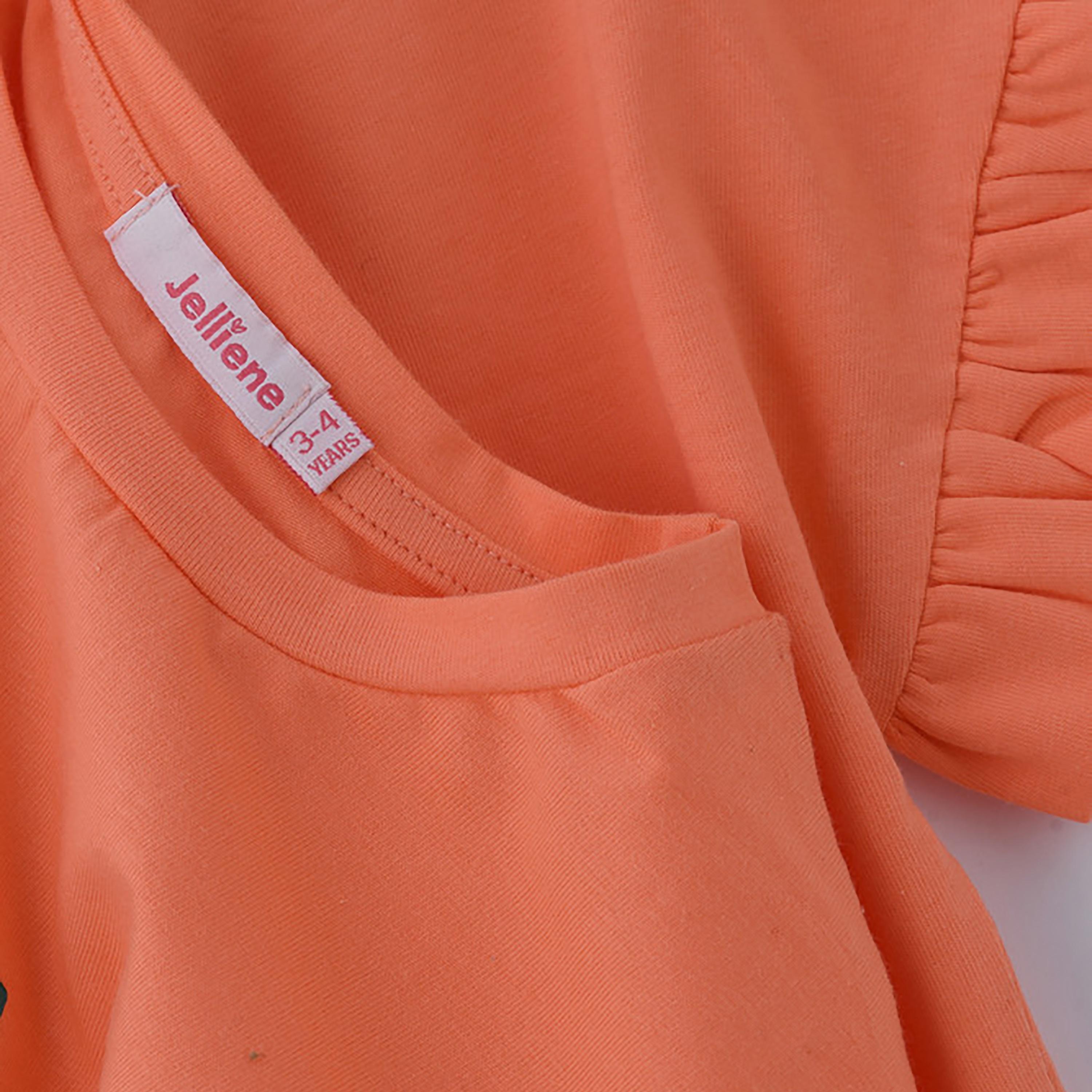 UniqKidz Short Ruffle Sleeves Flower Printed Top-girls-clothing-blousesandshirts-image-4