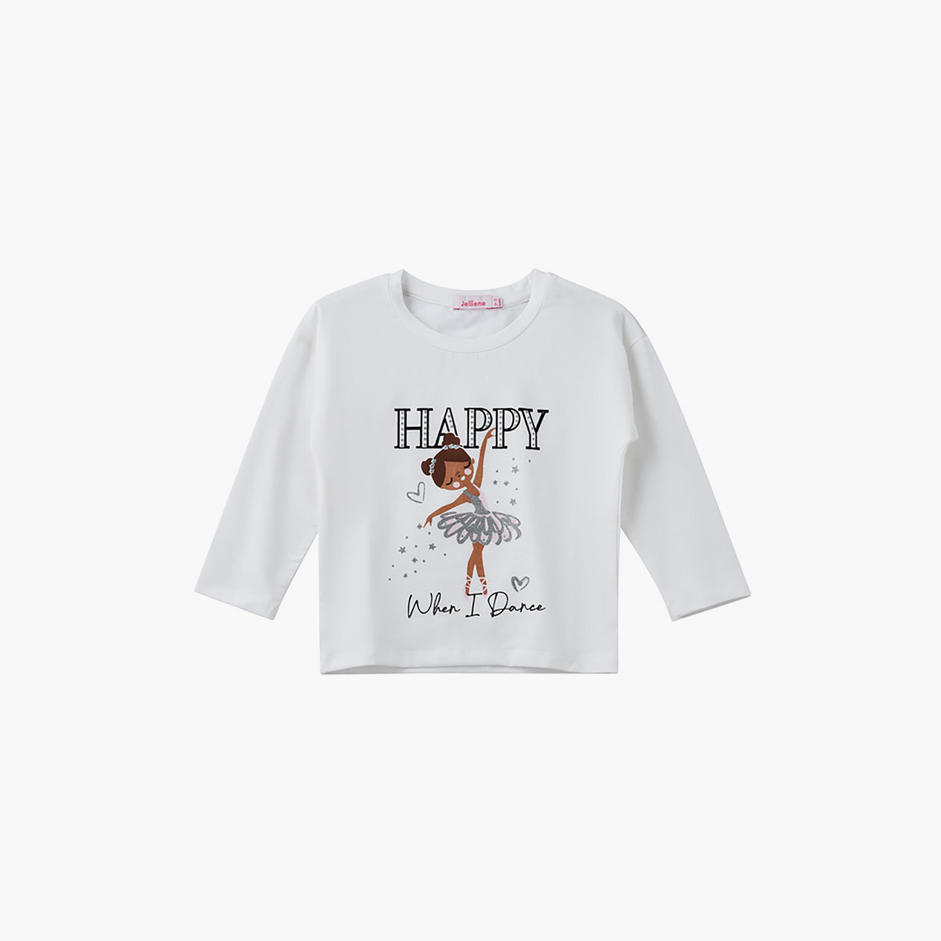 UniqKidz Long Sleeves Graphic T-Shirt-girls-clothing-tshirts-image-1