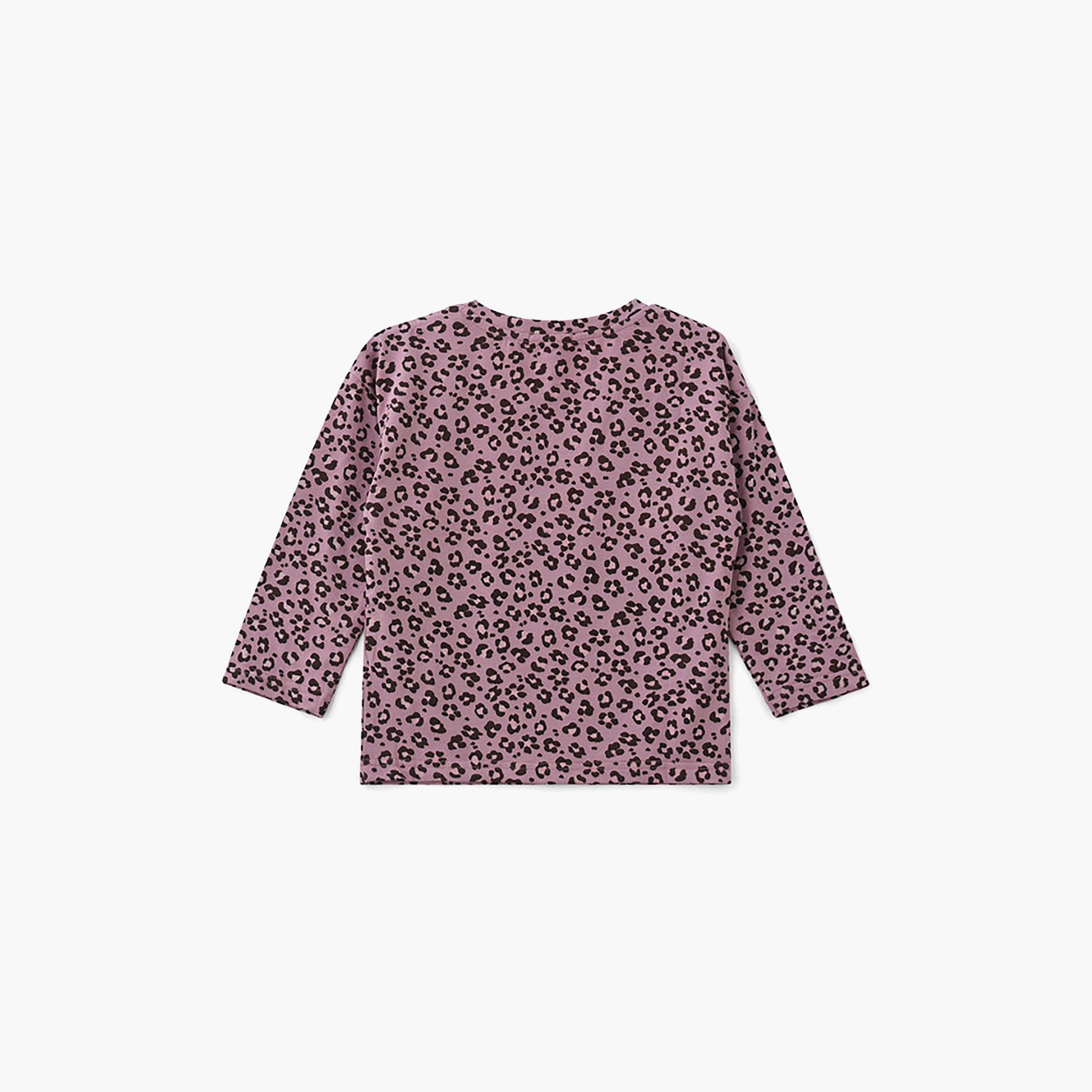 UniqKidz Long Sleeves Animal Print T-Shirt-girls-clothing-tshirts-image-2