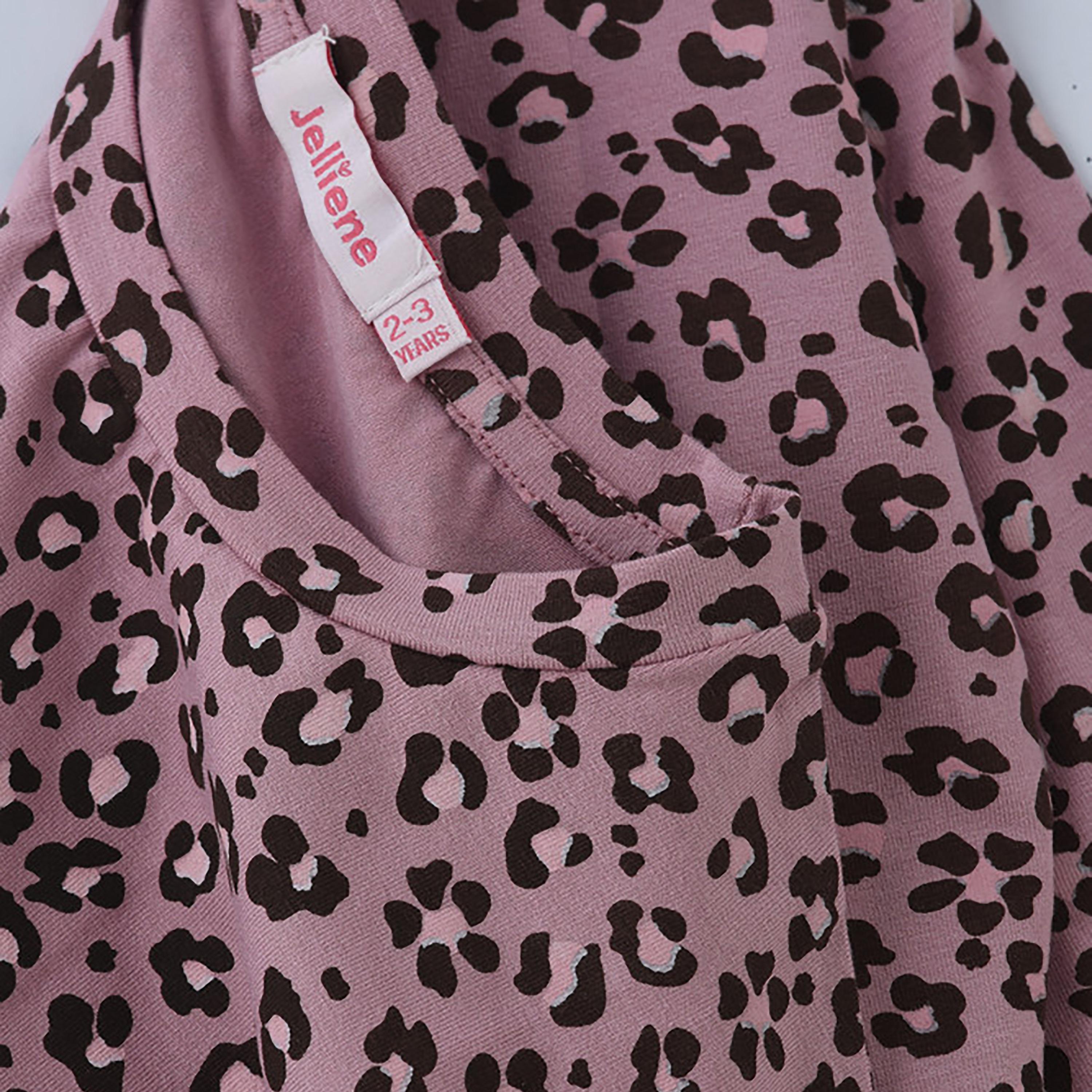 UniqKidz Long Sleeves Animal Print T-Shirt-girls-clothing-tshirts-image-4