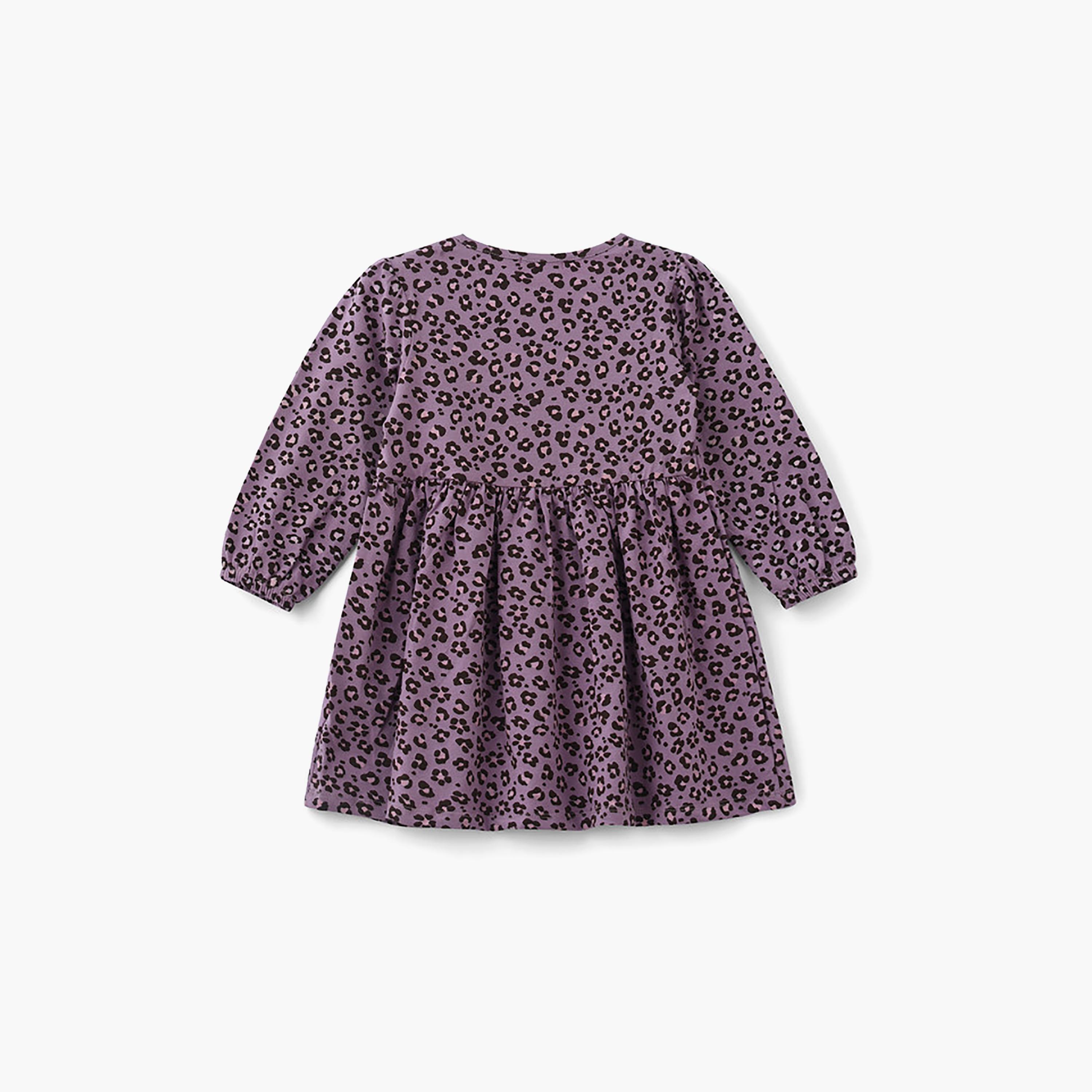 UniqKidz Long Sleeves Printed Cotton Dress-girls-clothing-dressesandjumpsuits-image-2