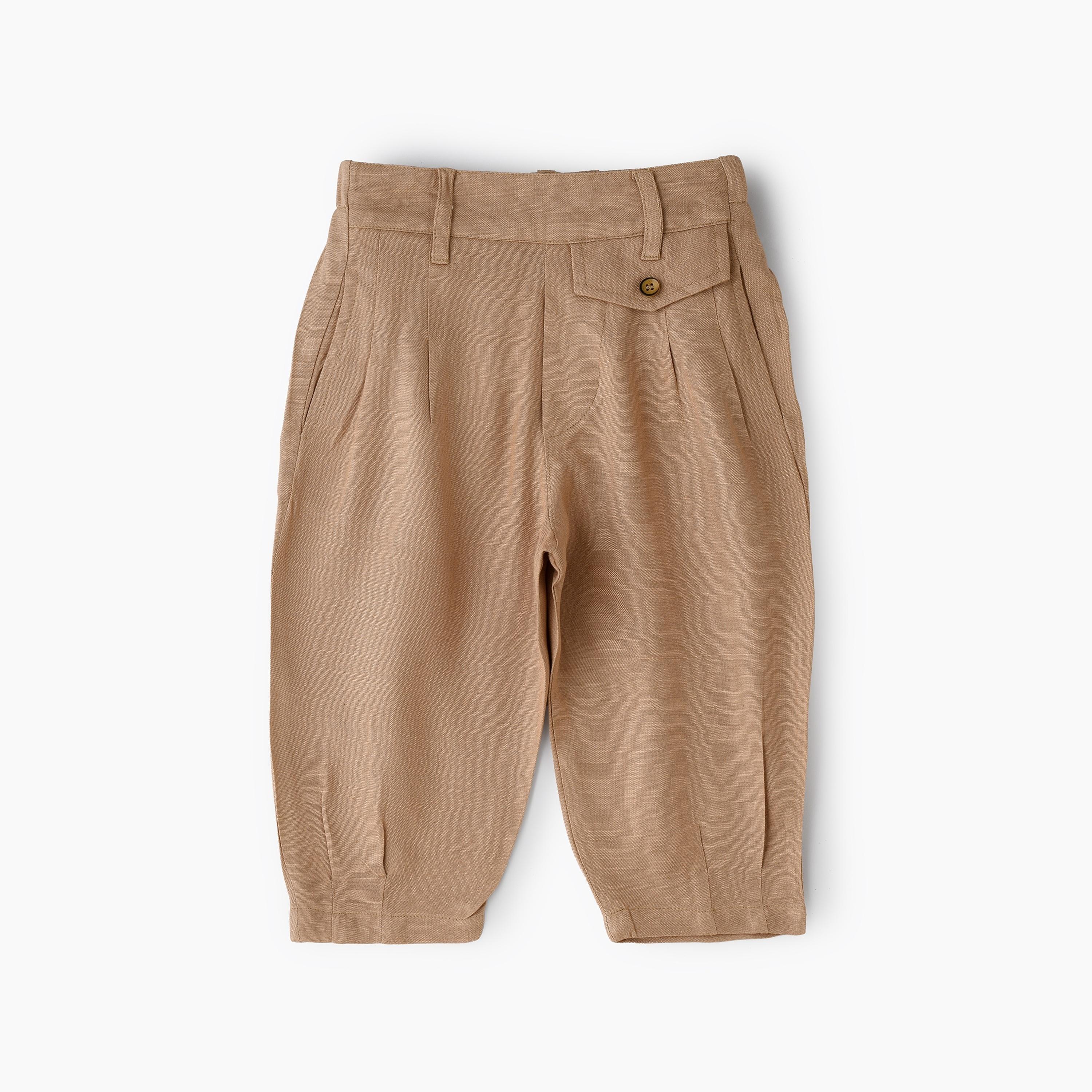 UniqKidz Solid Elasticated Pants-baby-girls-clothing-bottoms-trousers-image-1