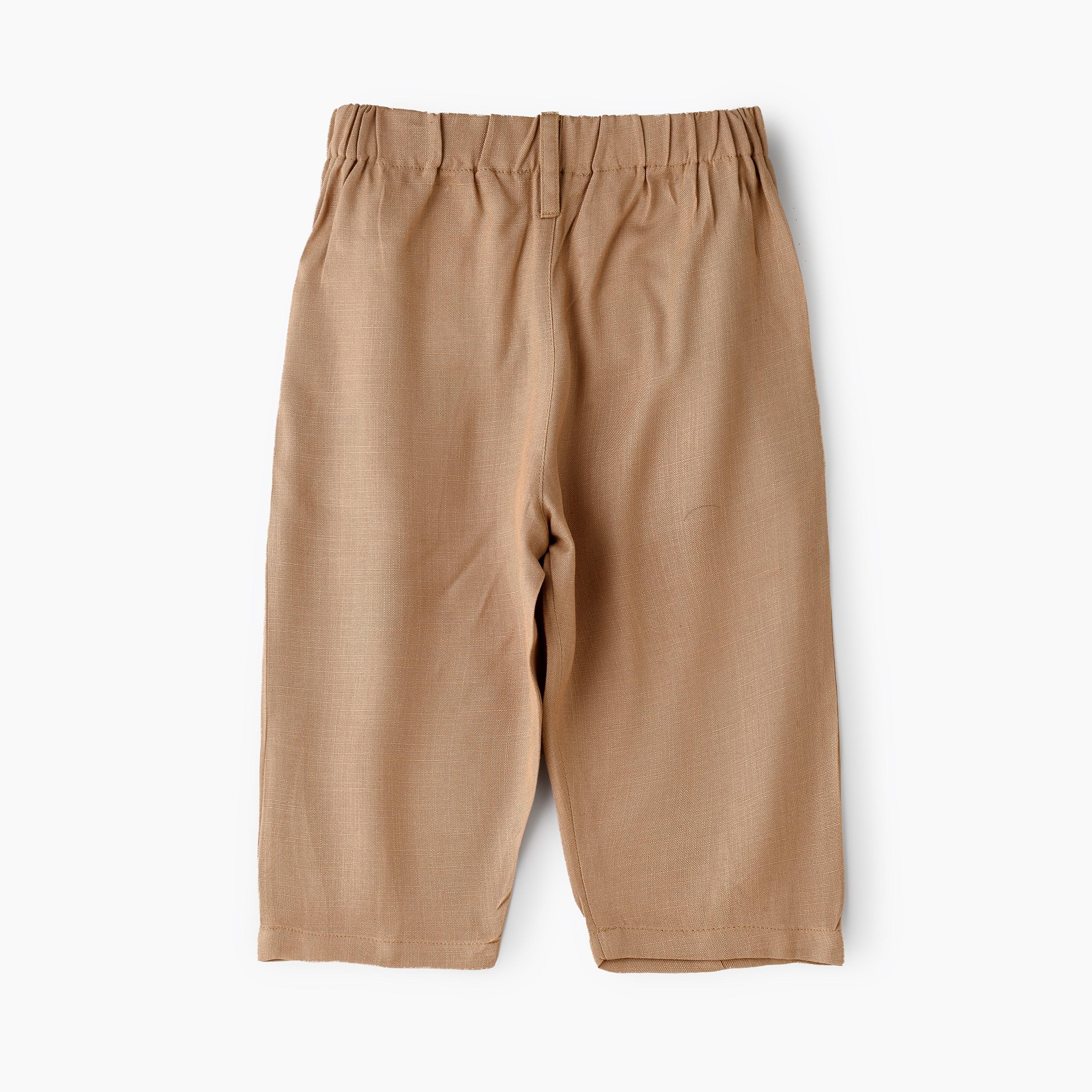 UniqKidz Solid Elasticated Pants-baby-girls-clothing-bottoms-trousers-image-2
