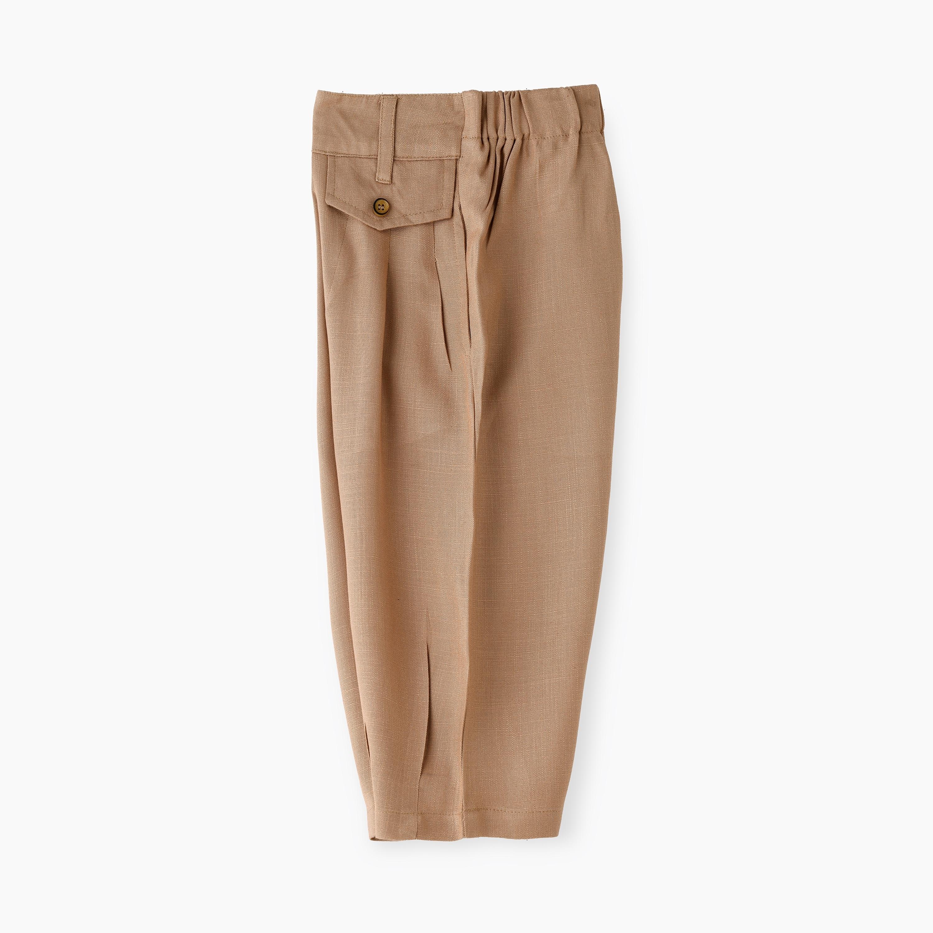 UniqKidz Solid Elasticated Pants-baby-girls-clothing-bottoms-trousers-image-3