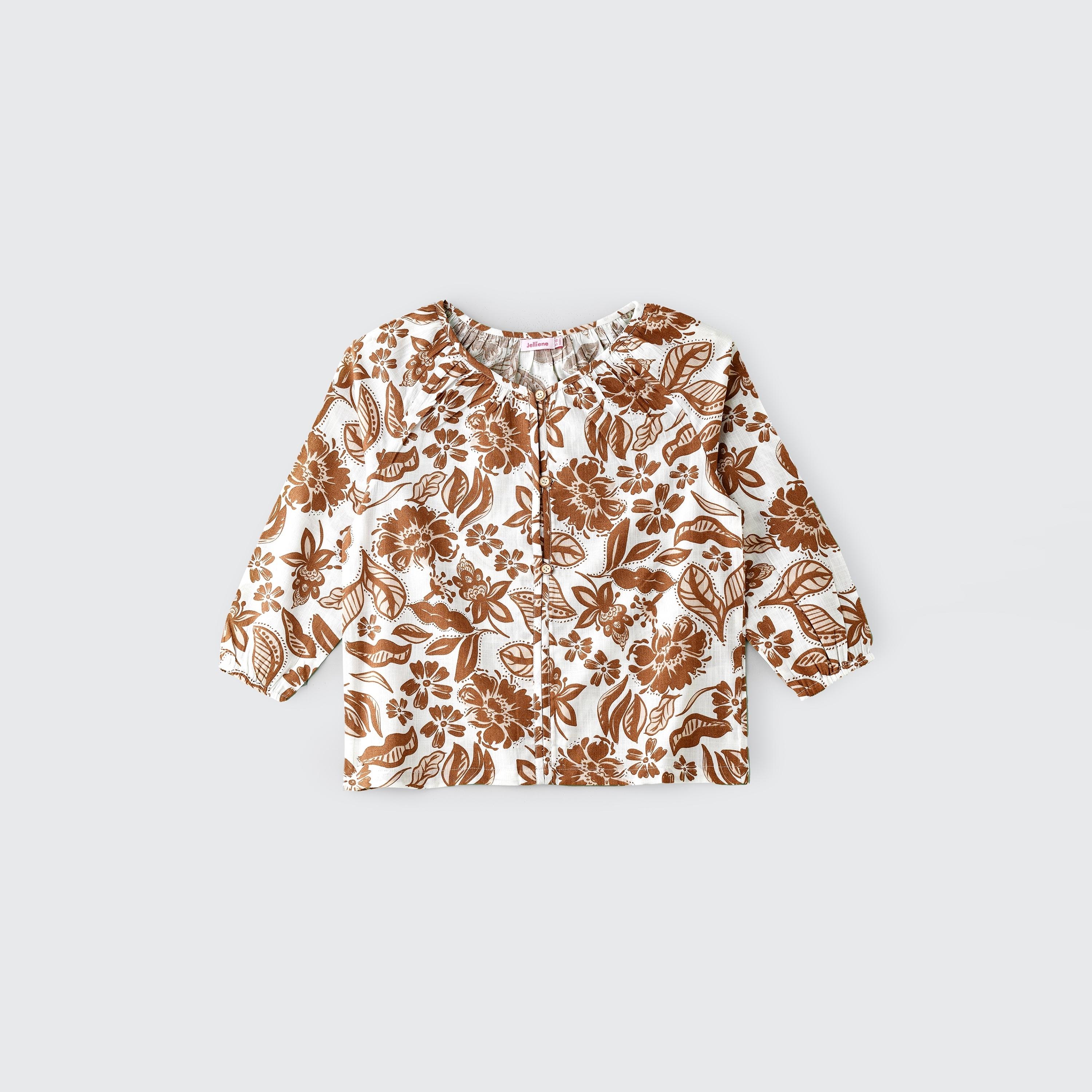 UniqKidz Floral Printed Long Sleeves Top-girls-clothing-blousesandshirts-image-1