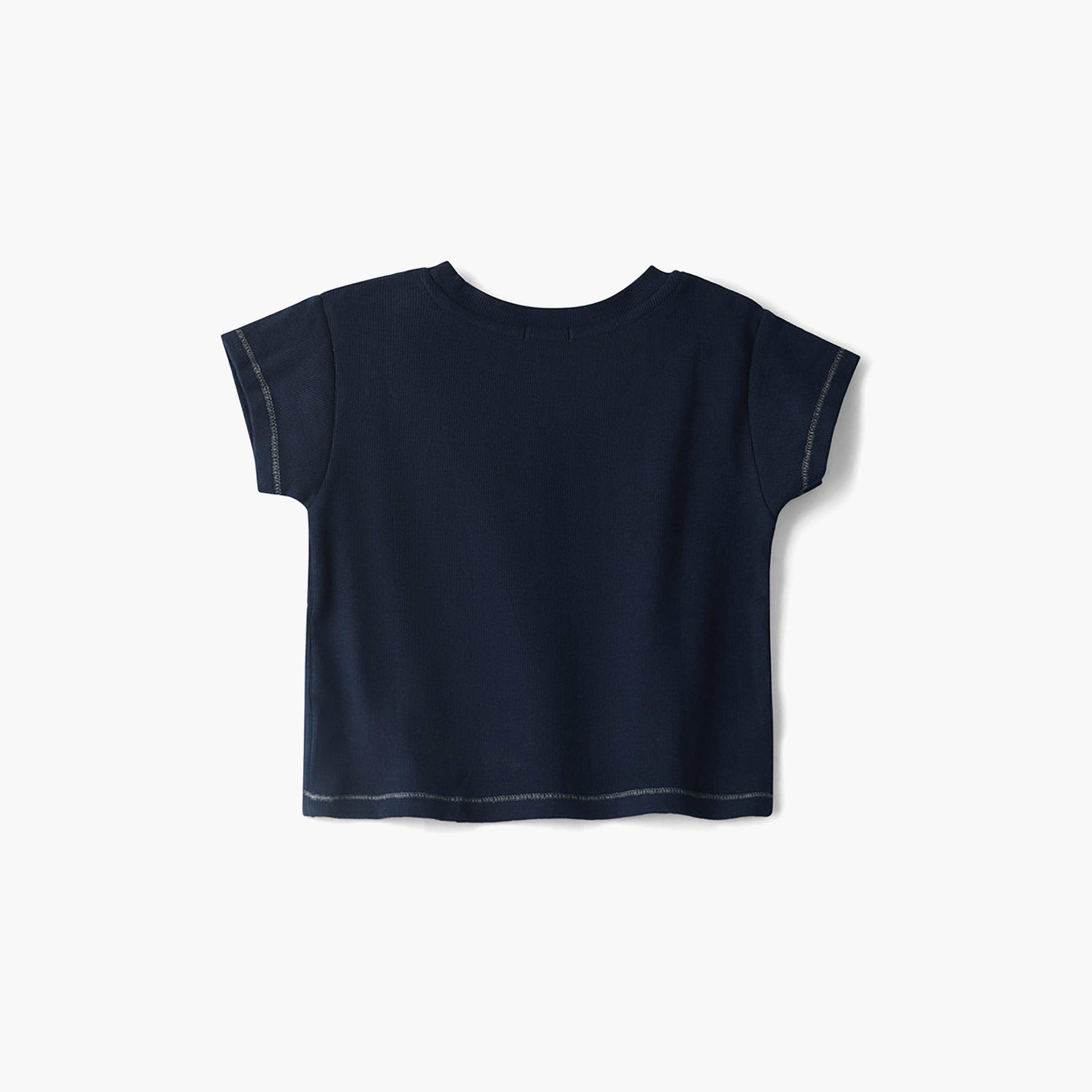 UniqKidz Short Sleeves Graphic Top-girls-clothing-blousesandshirts-image-2