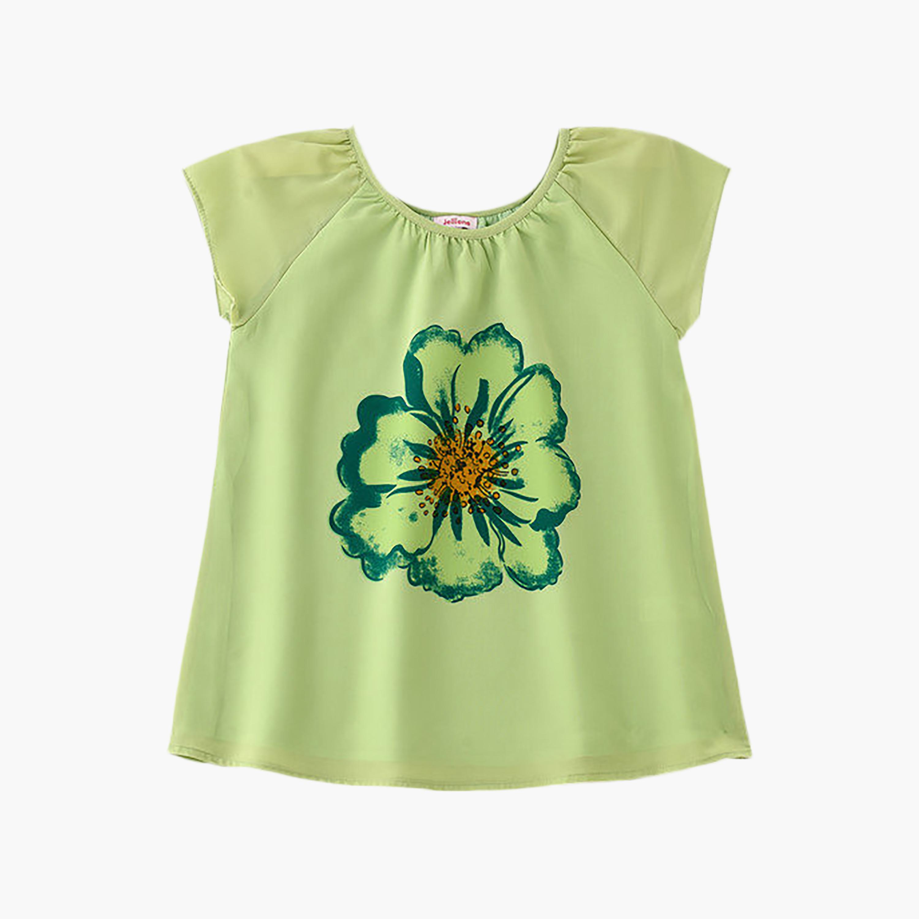 UniqKidz Polyester Floral Printed Top-girls-clothing-blousesandshirts-image-1