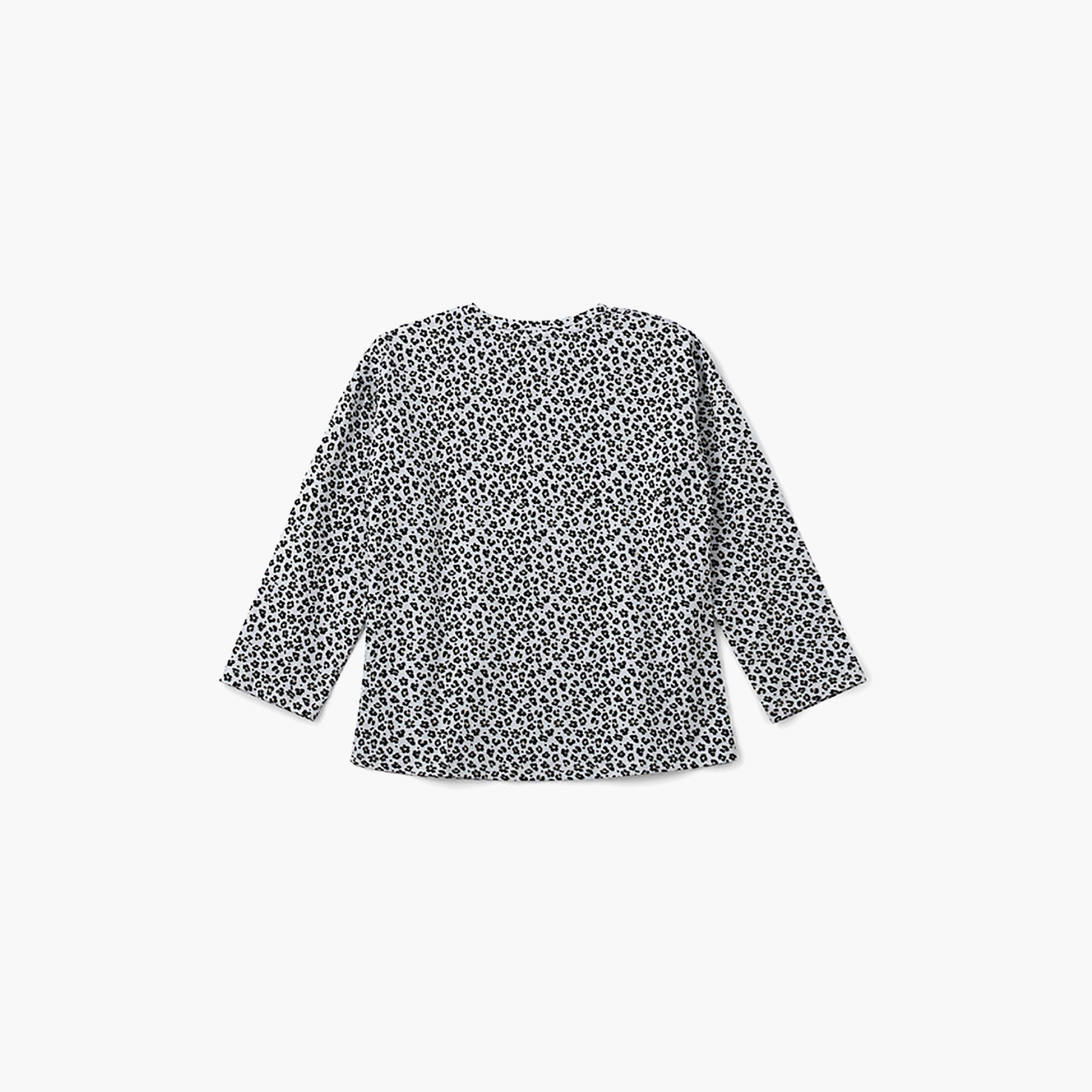 UniqKidz Long Sleeves Animal Print T-Shirt-girls-clothing-tshirts-image-2