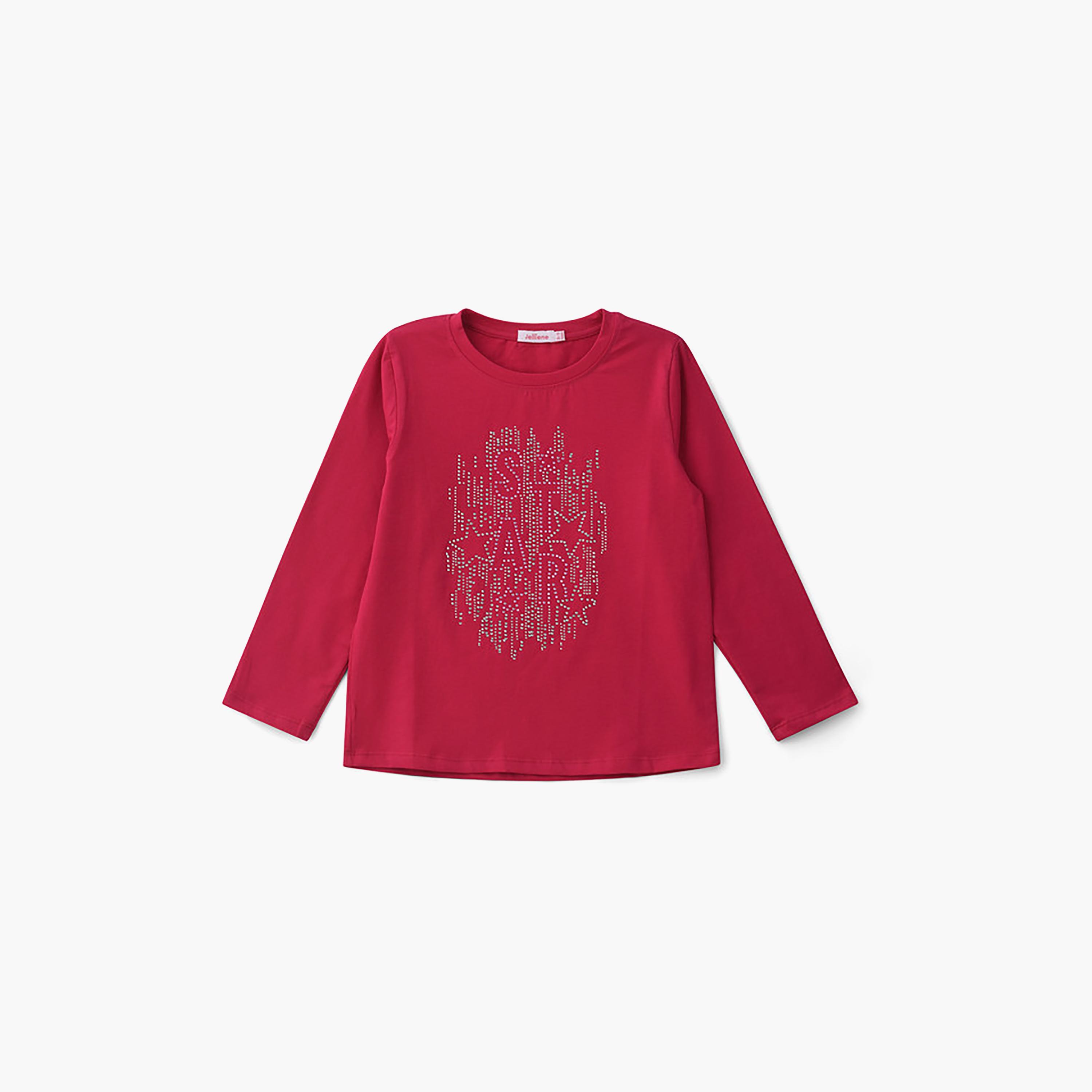 UniqKidz Long Sleeves Embellished Top-girls-clothing-blousesandshirts-image-1