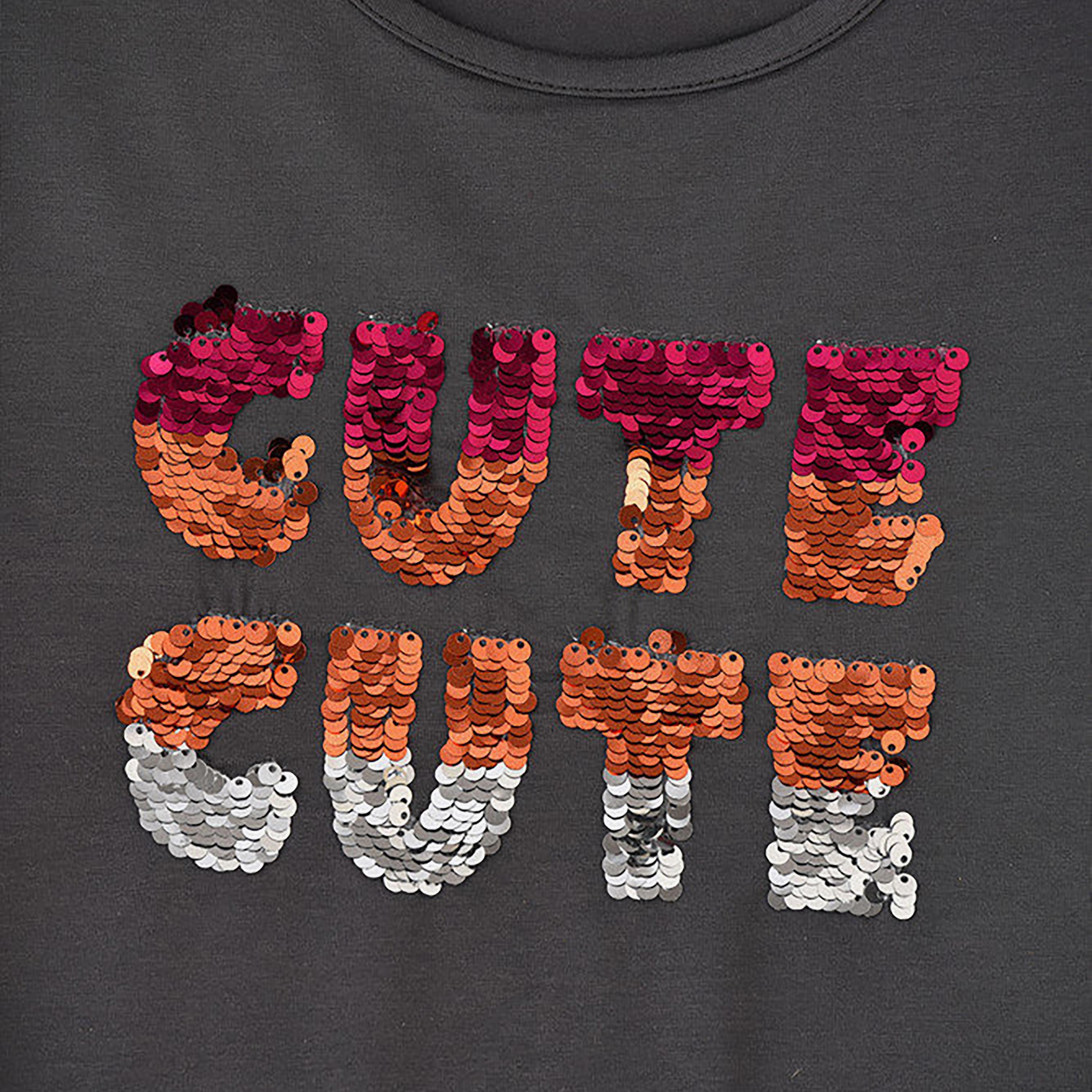 UniqKidz Cotton Short Sleeves Cute Embellished T-Shirt-girls-clothing-tshirts-image-3