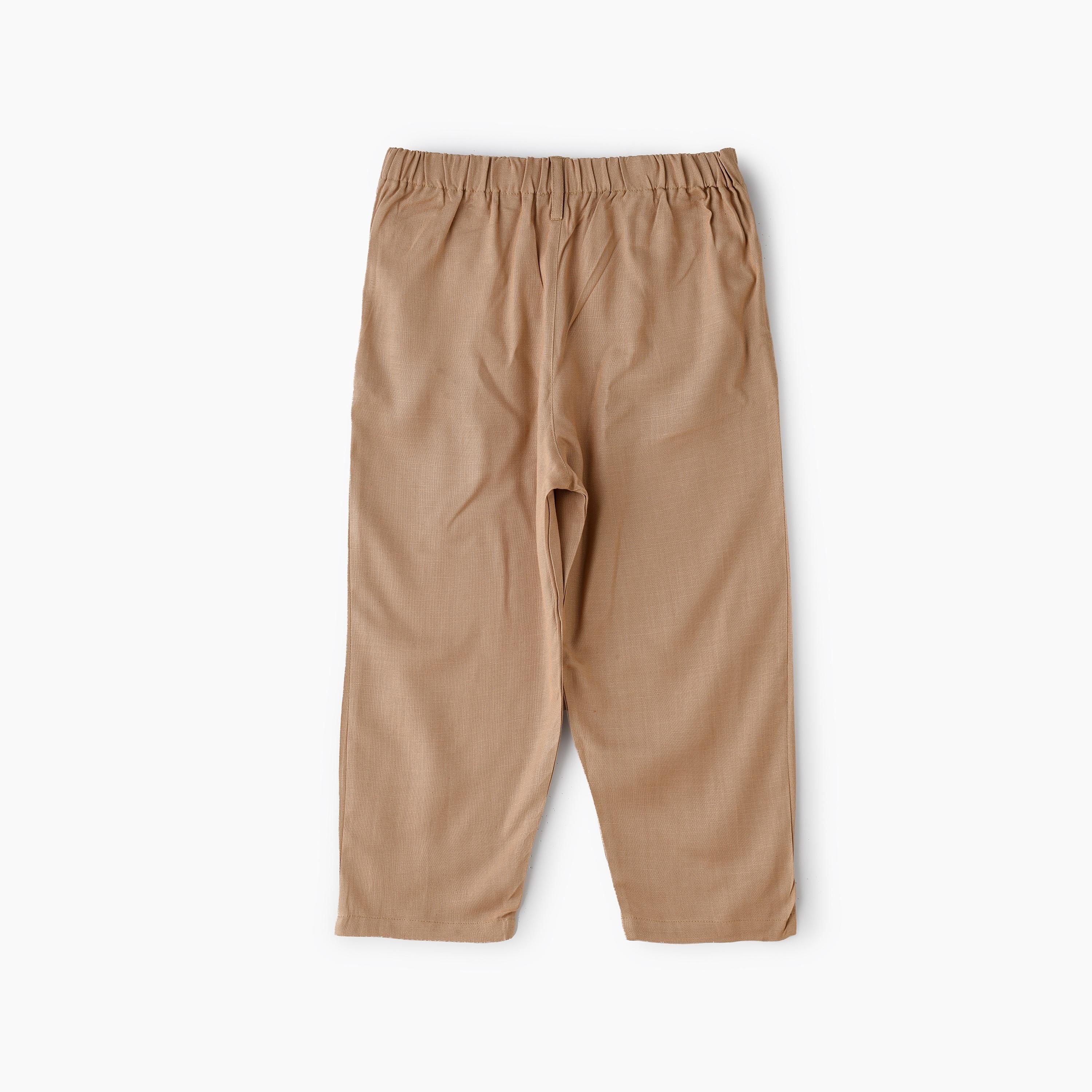 UniqKidz Solid Elasticated Pants-girls-clothing-bottoms-trousers-image-2