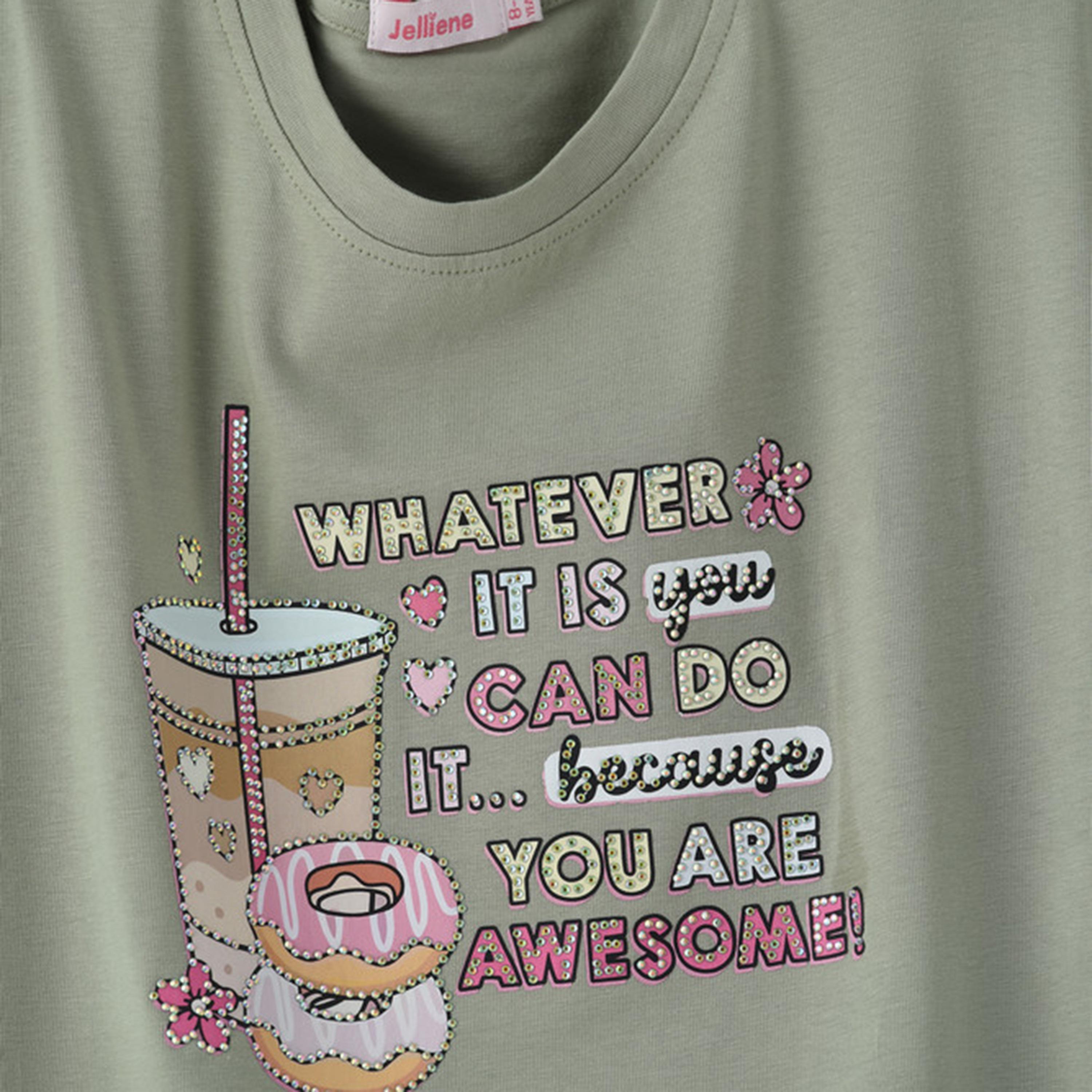 Uniqkidz Short Sleeves Embellished T-Shirt-girls-clothing-tshirts-image-3