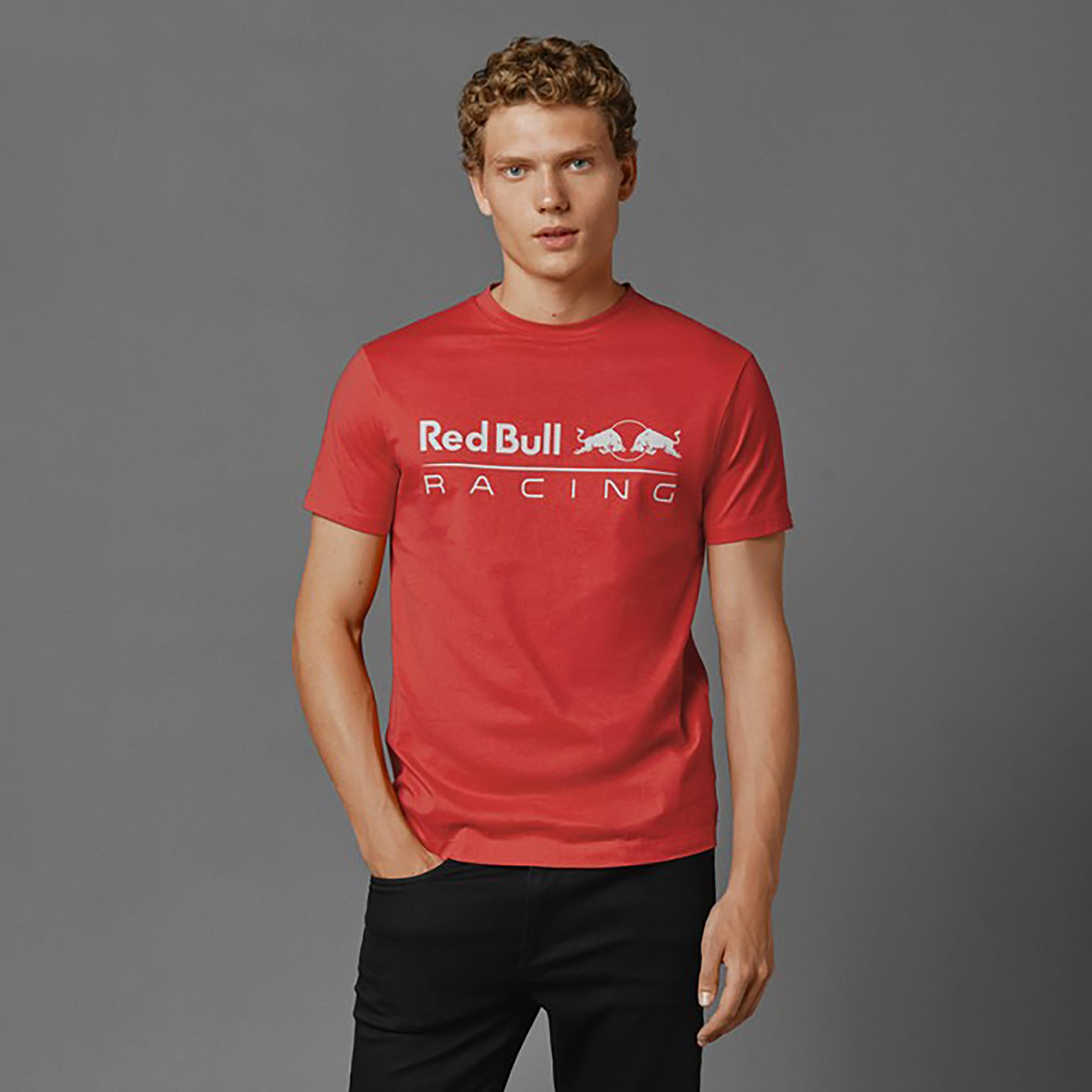 تي شيرت بأكمام قصيرة وياقة دائرية وطبعة شعار من ريدبول ريسينج X بيبي جينز-men-clothing-tshirtsandpolos-tshirts-image-5