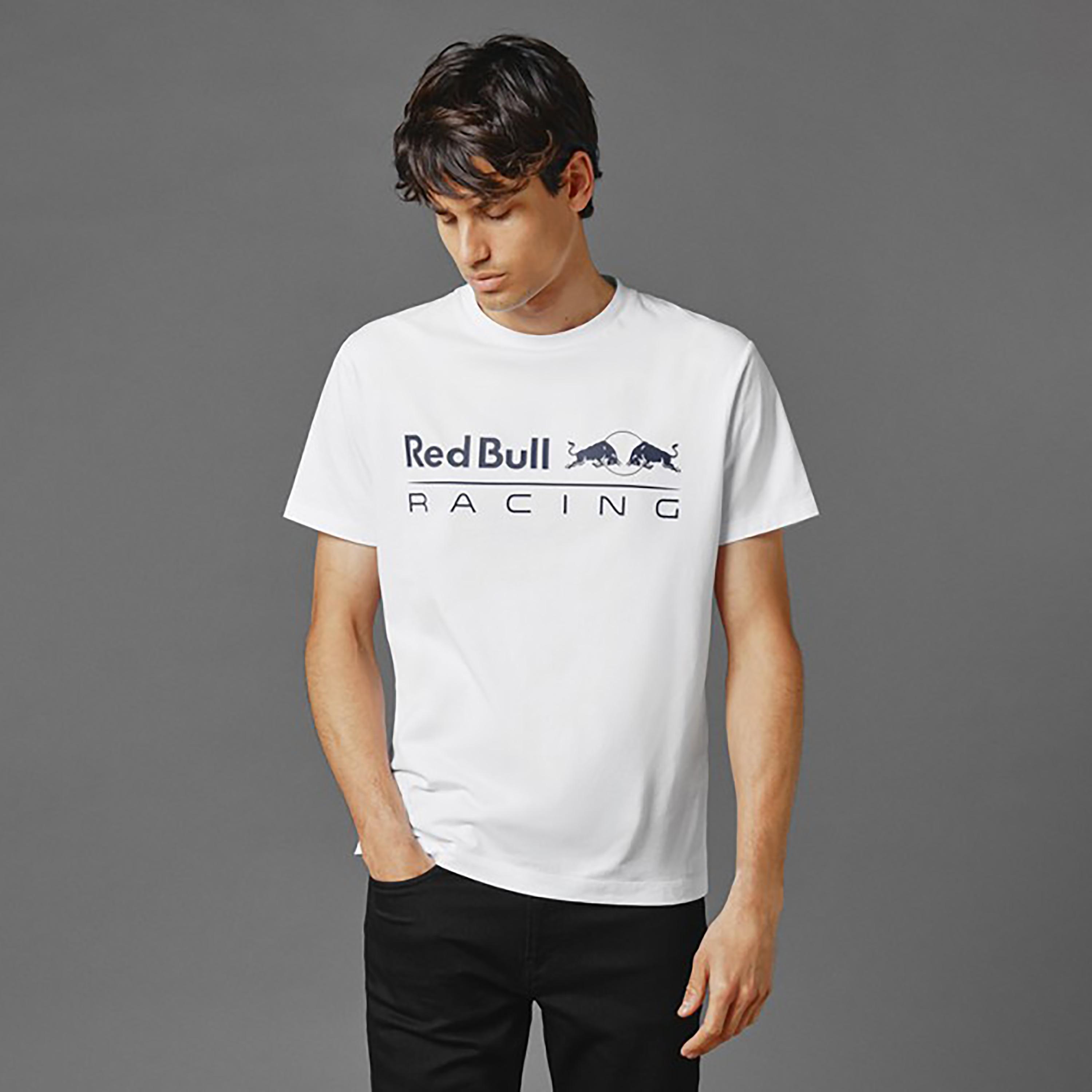 تي شيرت بأكمام قصيرة وياقة دائرية وطبعة شعار من ريدبول ريسينج X بيبي جينز-men-clothing-tshirtsandpolos-tshirts-image-7